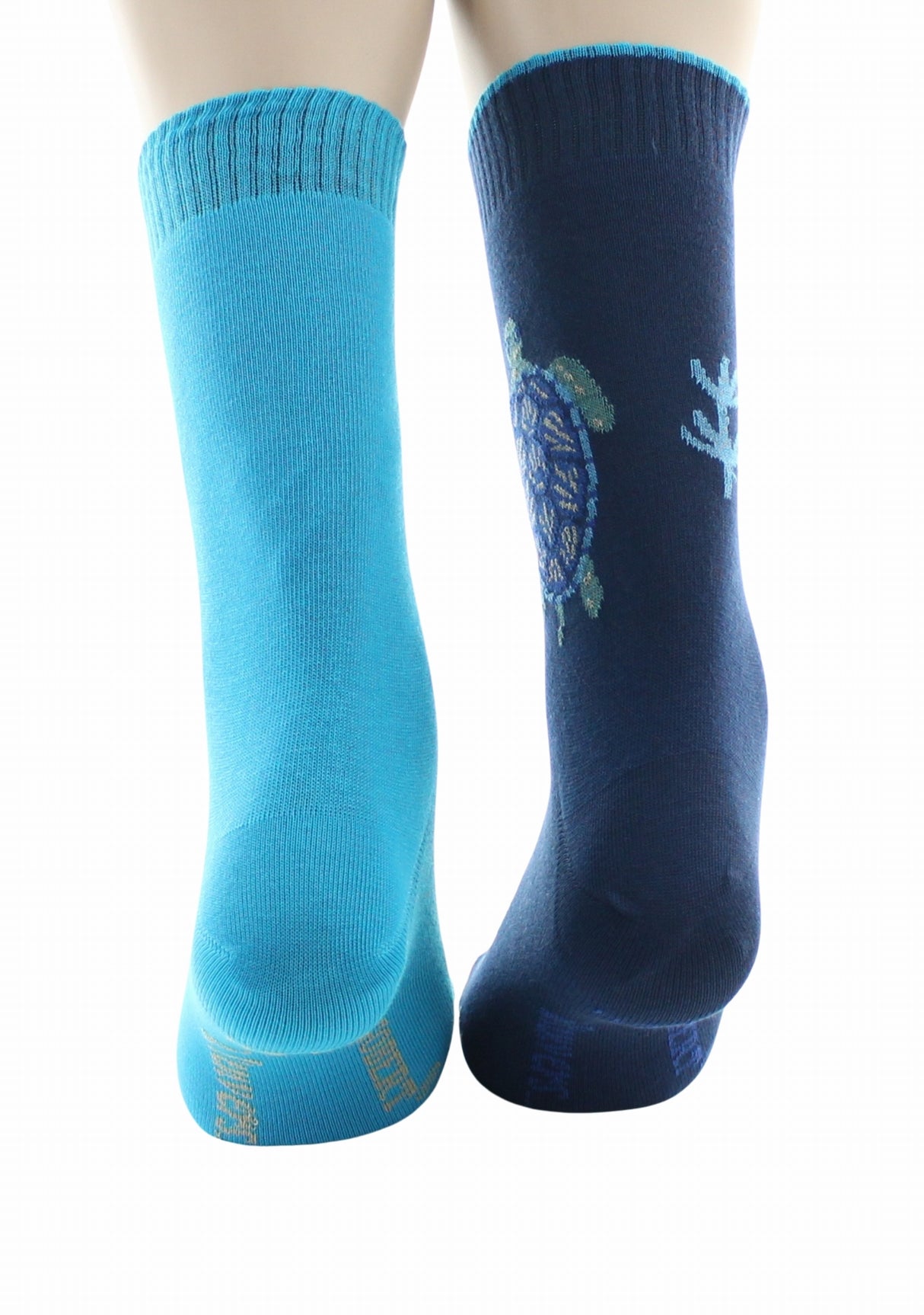 Chaussettes doubles homme Dagobert Tortue Bleu/Turquoise BLEU/TURQUOISE