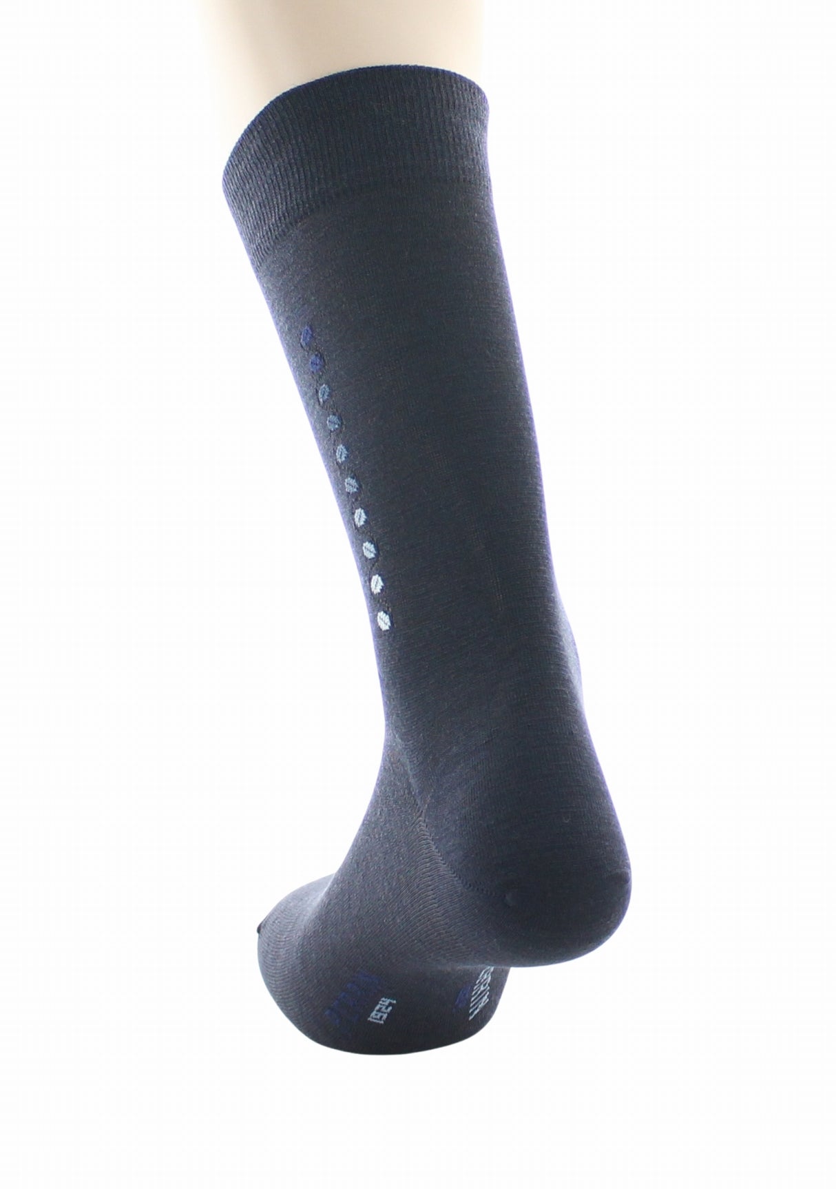 Chaussettes en laine pour homme motif baguette grains de café Marine MARINE