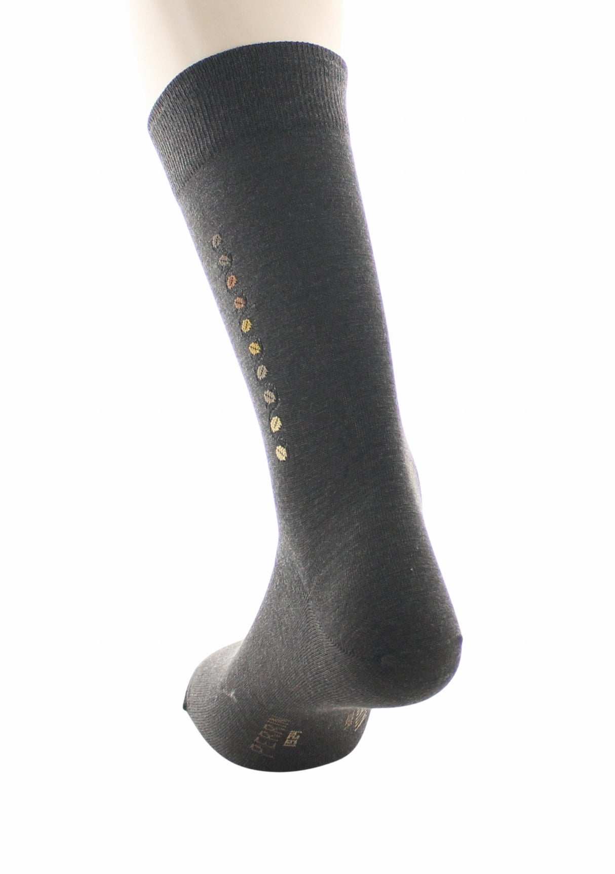 Chaussettes en laine pour homme motif baguette grains de café Marron MARRON