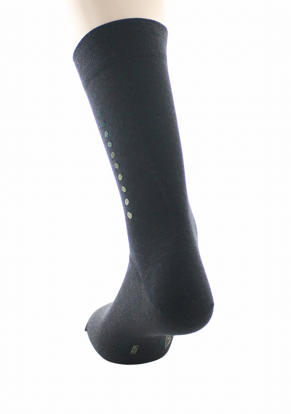 Chaussettes en laine pour homme motif baguette grains de café Noir NOIR