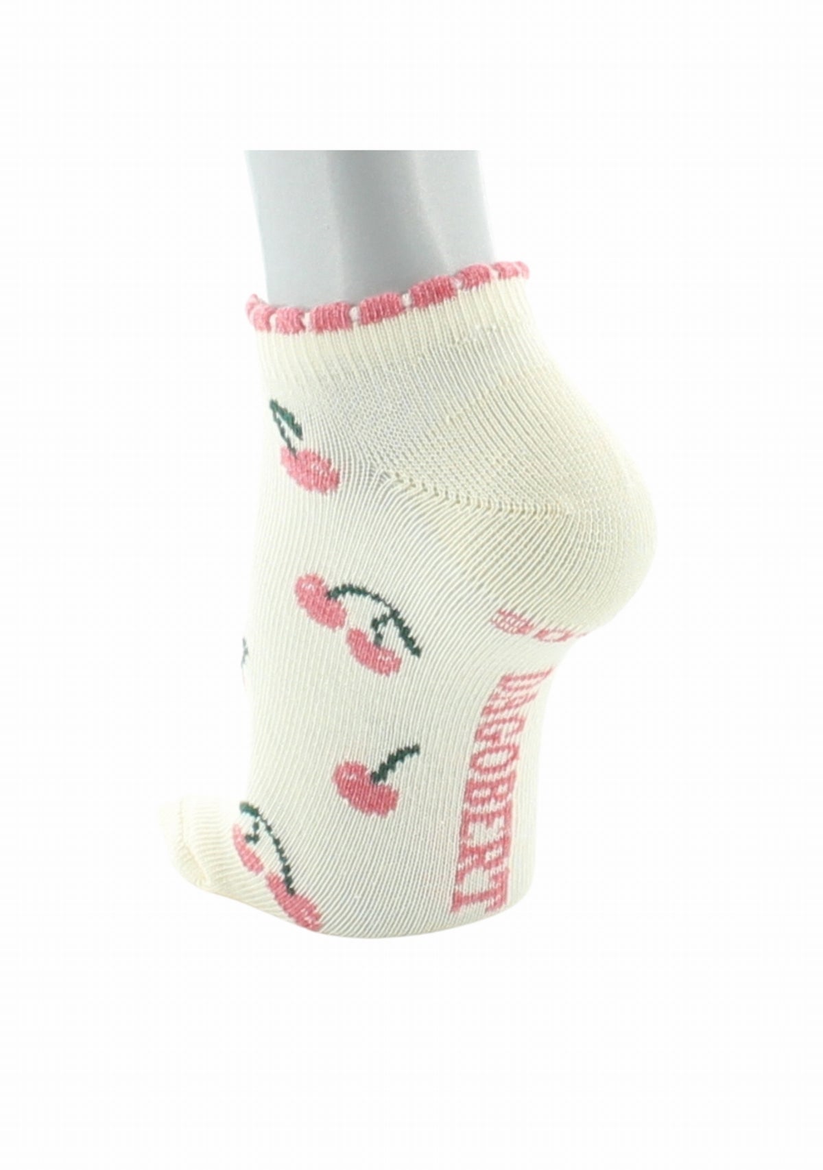 Chaussettes enfant Cerises - Écru ECRU