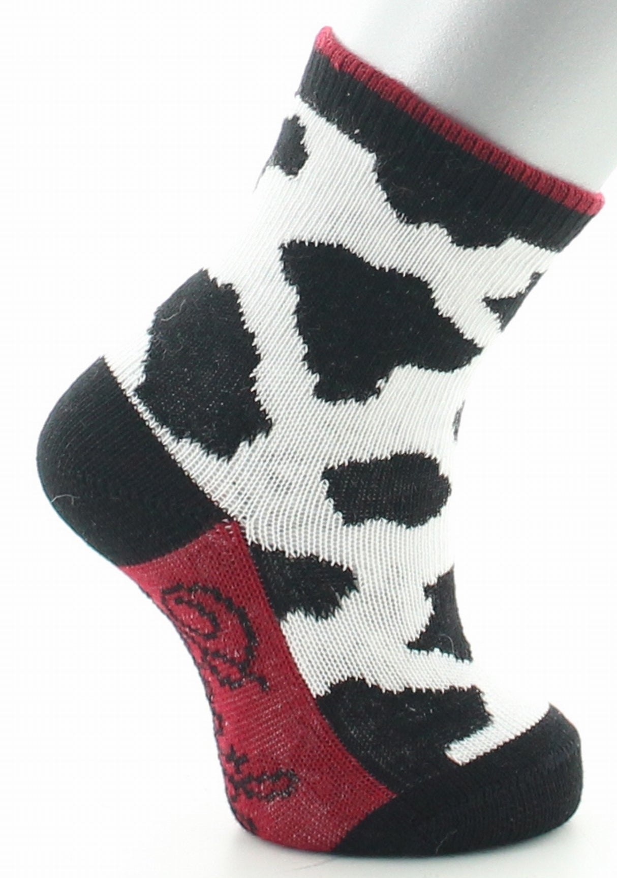 Chaussettes enfant coton la vache NOIR