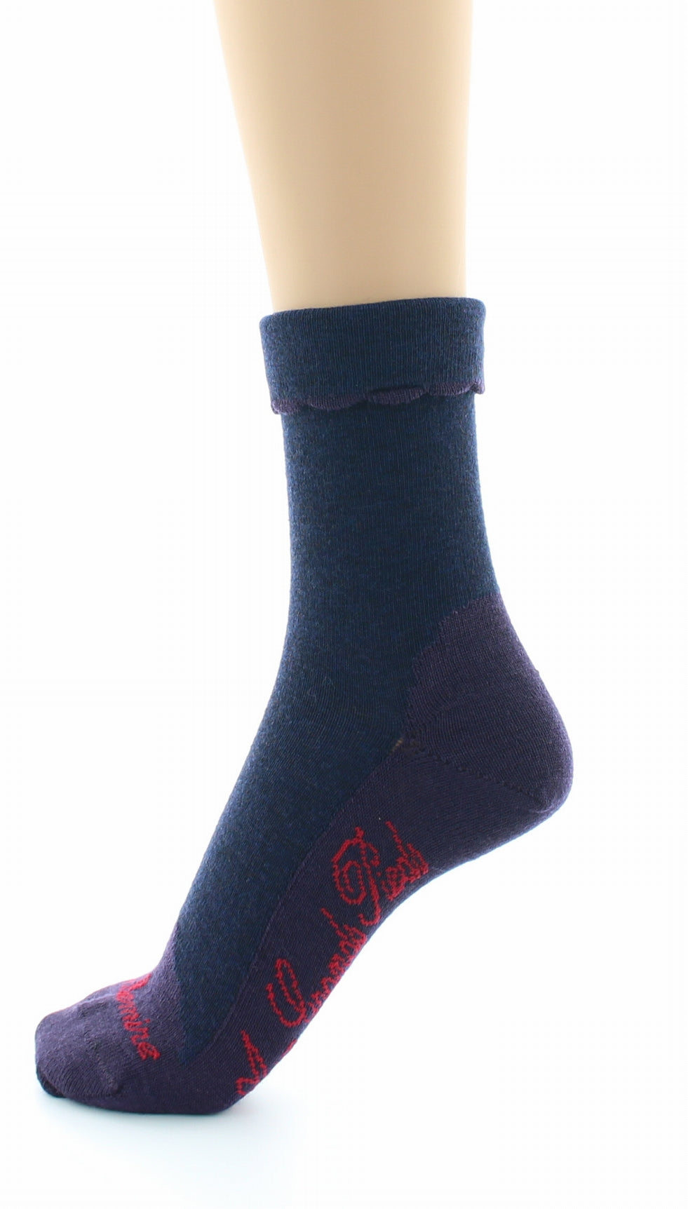 Chaussettes femme en Cachemire - Marine MARINE