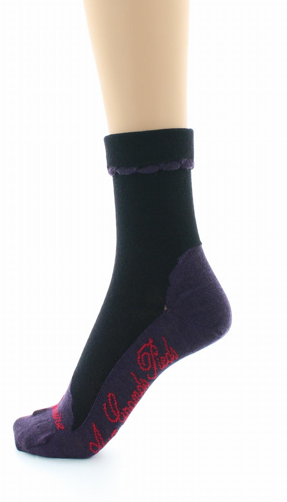 Chaussettes femme en Cachemire - Noir NOIR