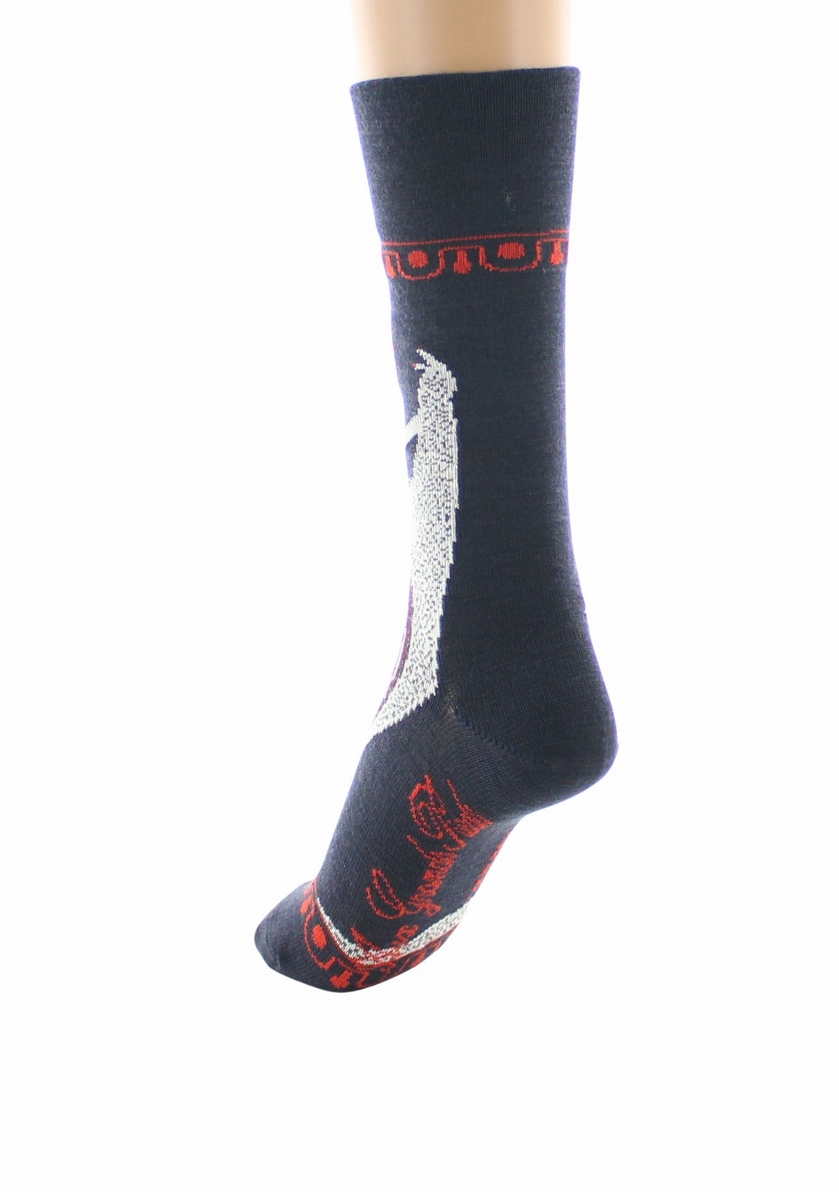 Chaussettes femme laine peignée Berthe La Femme 1900 MARINE