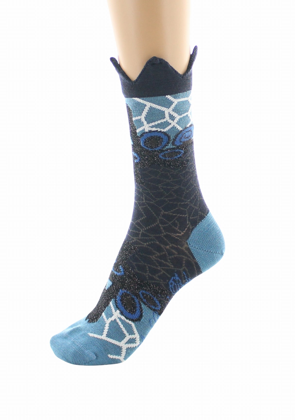 Chaussettes femme laine peignée Berthe Odorico ISLANDE