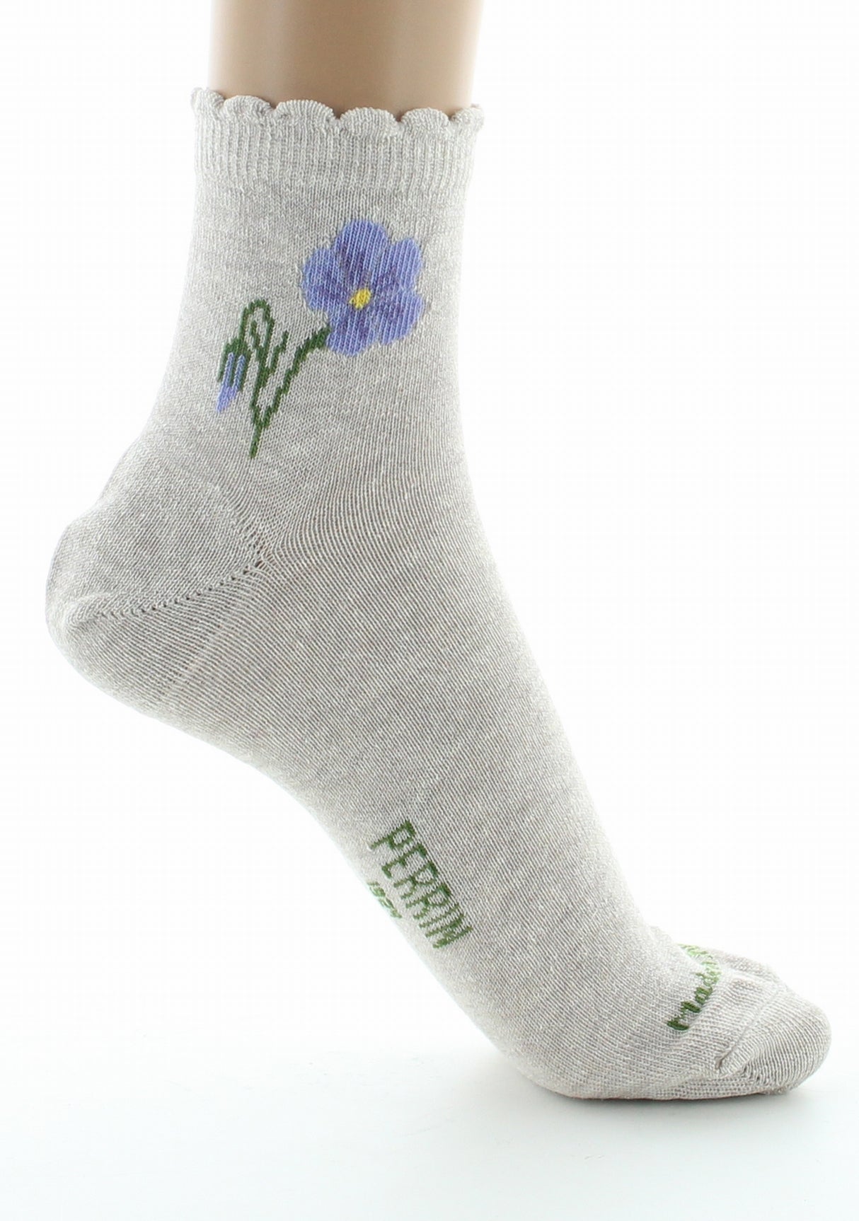 Chaussettes femme Lin fleur de lin beige BEIGE