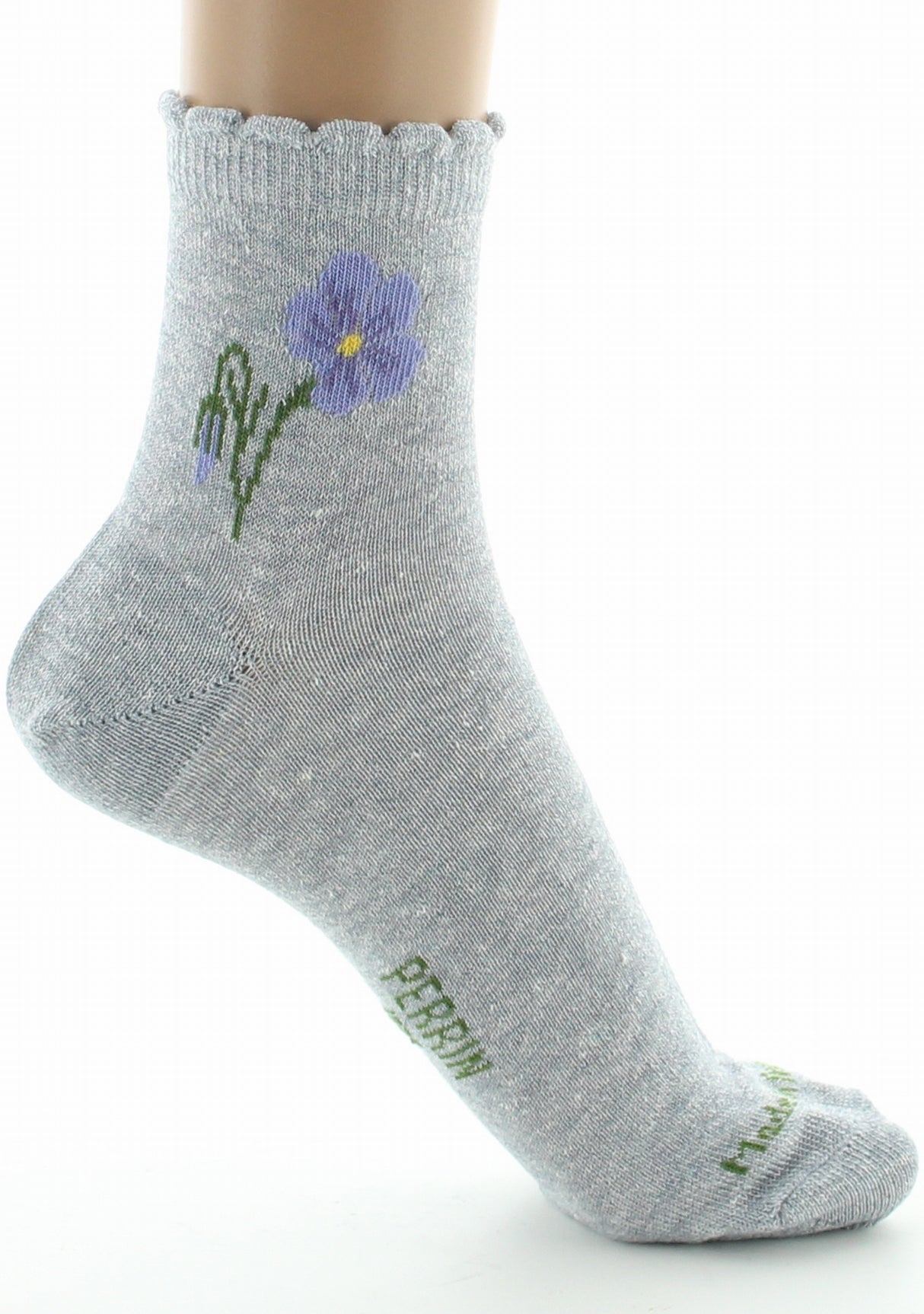 Chaussettes femme Lin fleur de lin jean JEAN