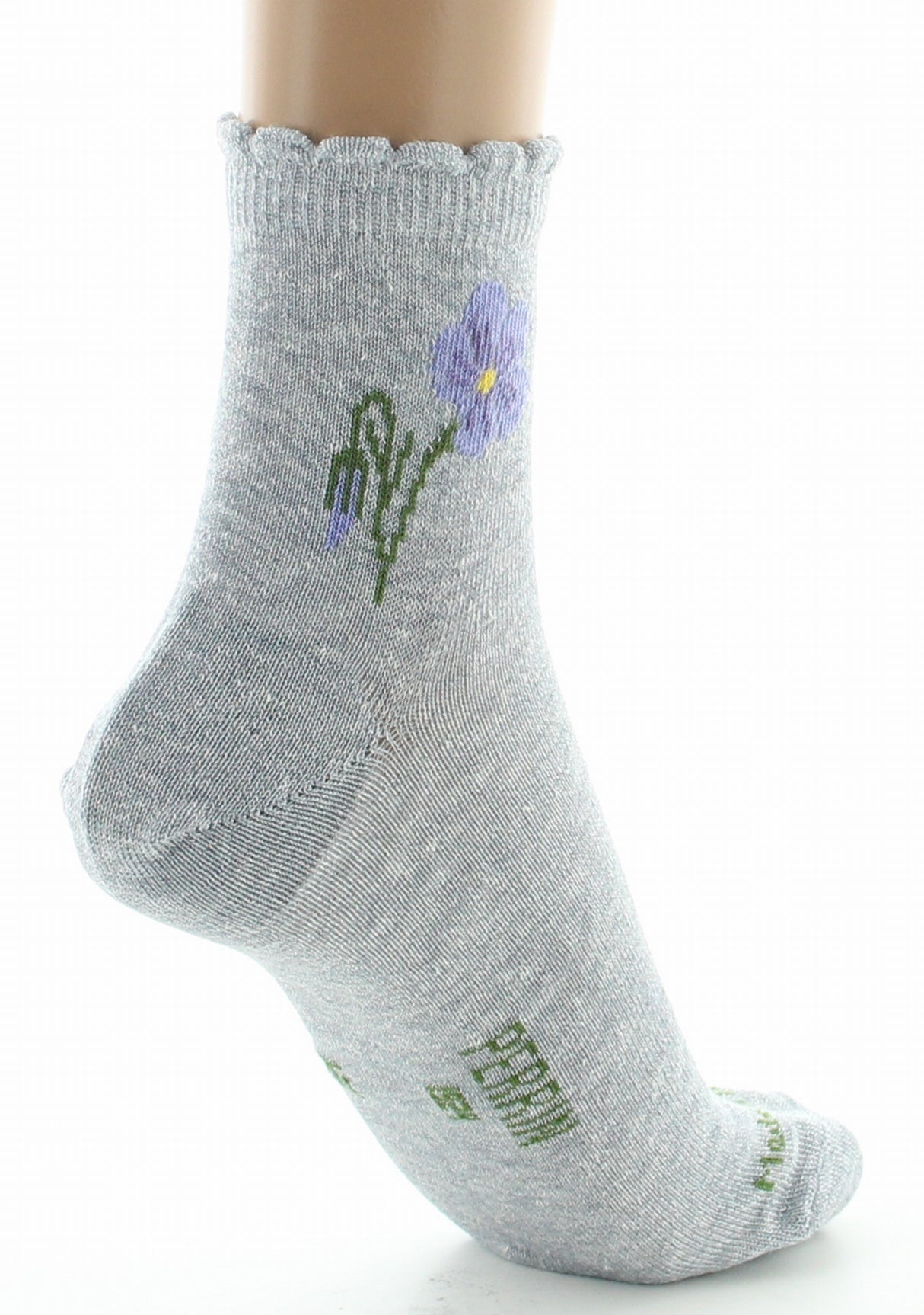 Chaussettes femme Lin fleur de lin jean JEAN