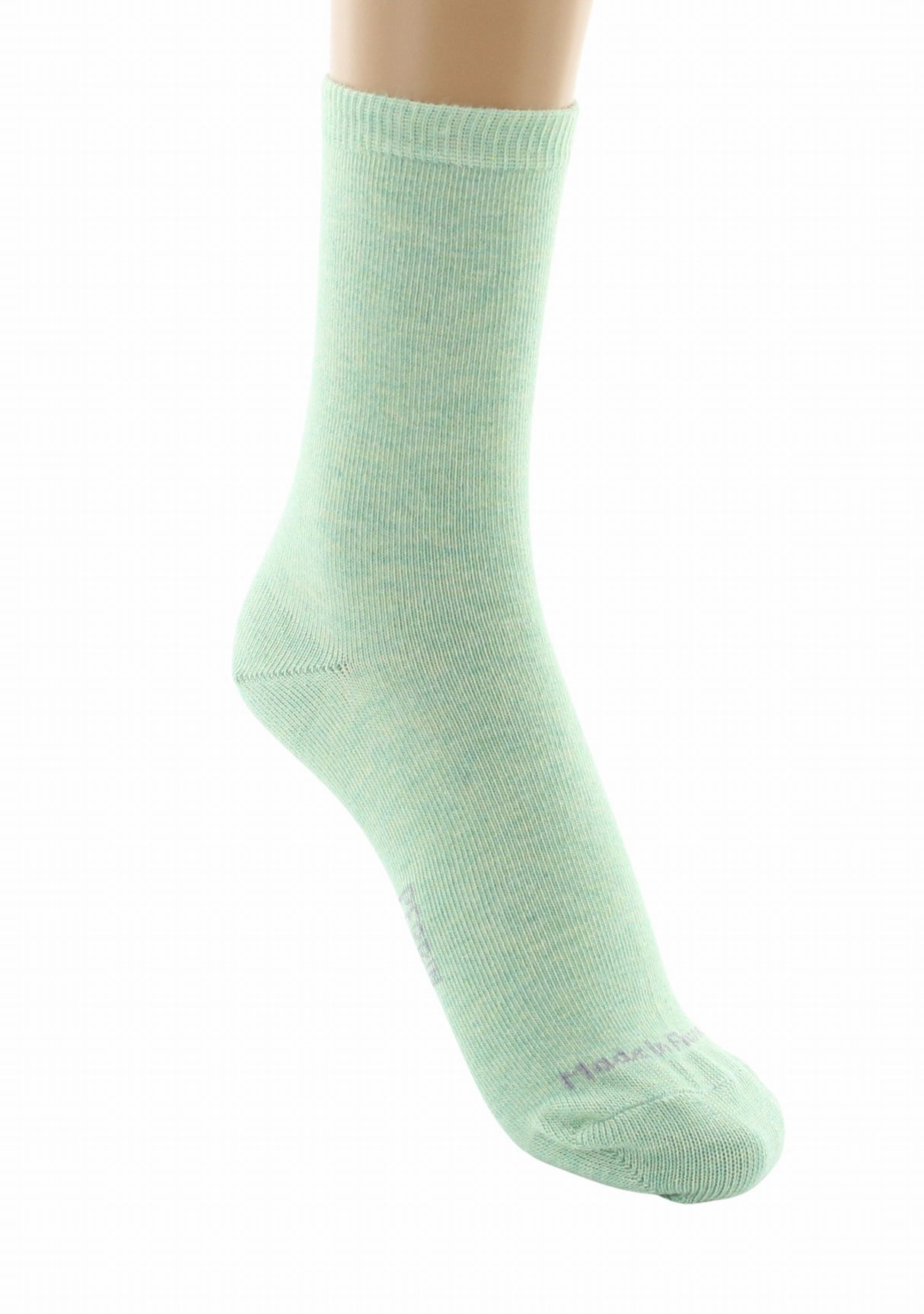 Chaussettes femme Perrin 1924 coton longues fibres Vert VERT
