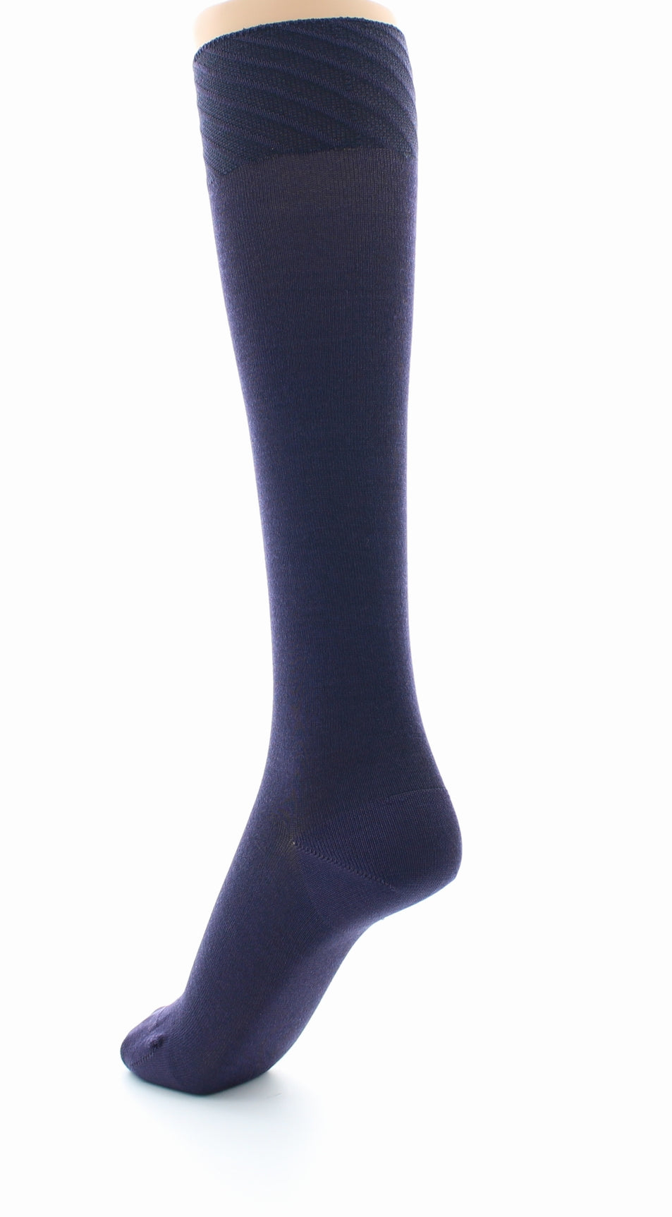 Chaussettes hautes en soie naturelle VATICAN