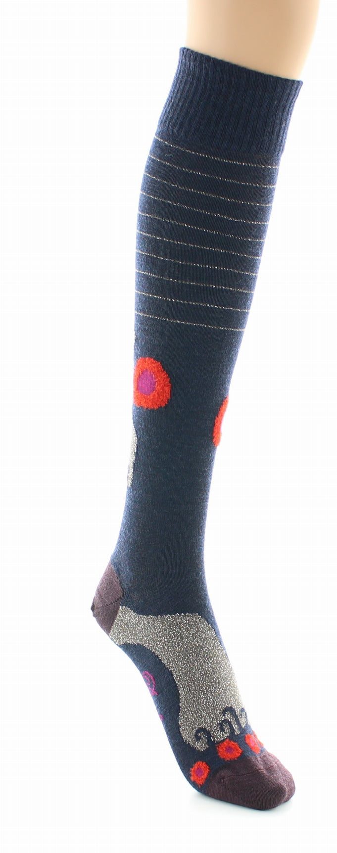 Chaussettes hautes L'eau et le feu MARINE