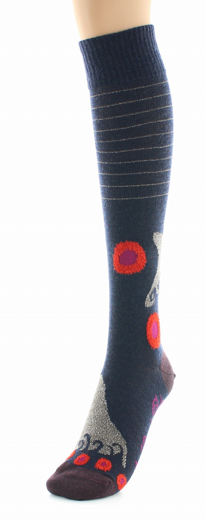 Chaussettes hautes L'eau et le feu MARINE