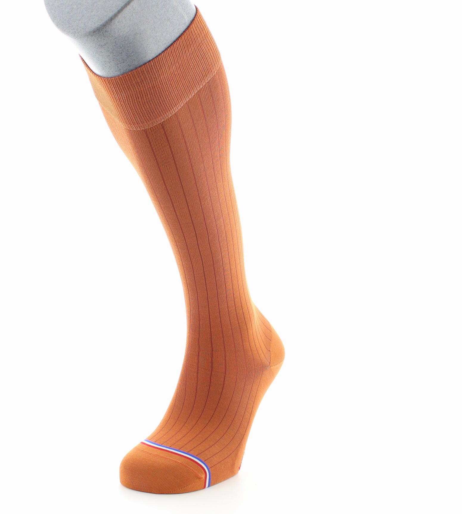 Chaussettes hautes Lido Terre de Sienne