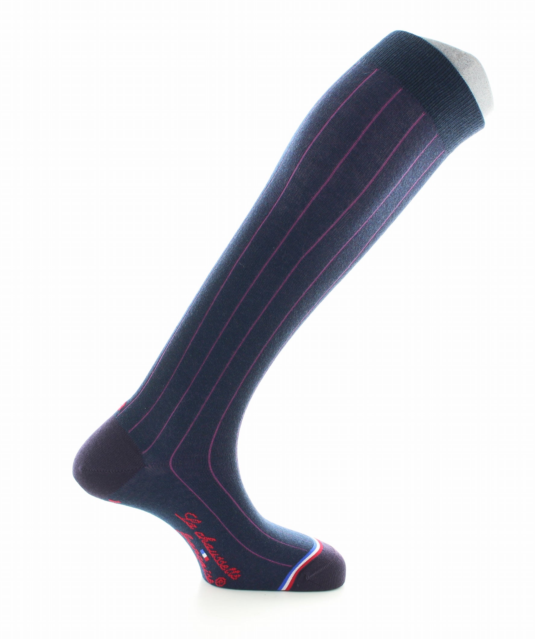 Chaussettes hautes Vendome bleu marine MARINE