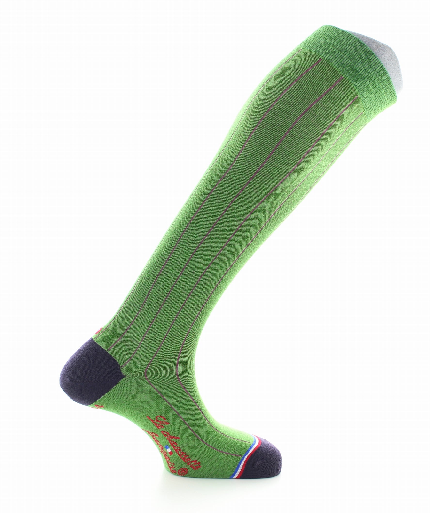 Chaussettes hautes Vendôme Vert pré VERT PRE