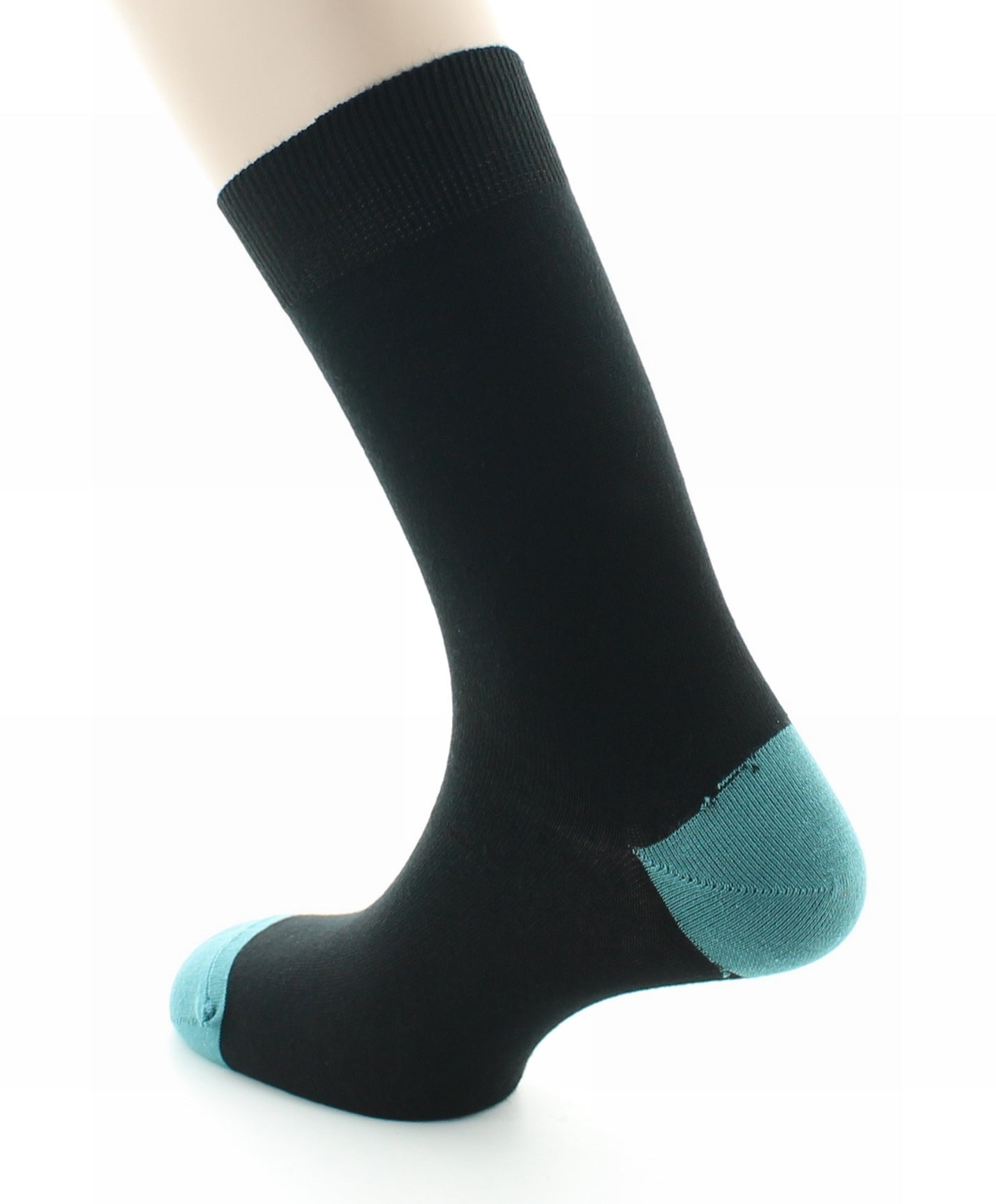 Chaussettes homme Alphonse en coton Noir/Vert NOIR-VERT