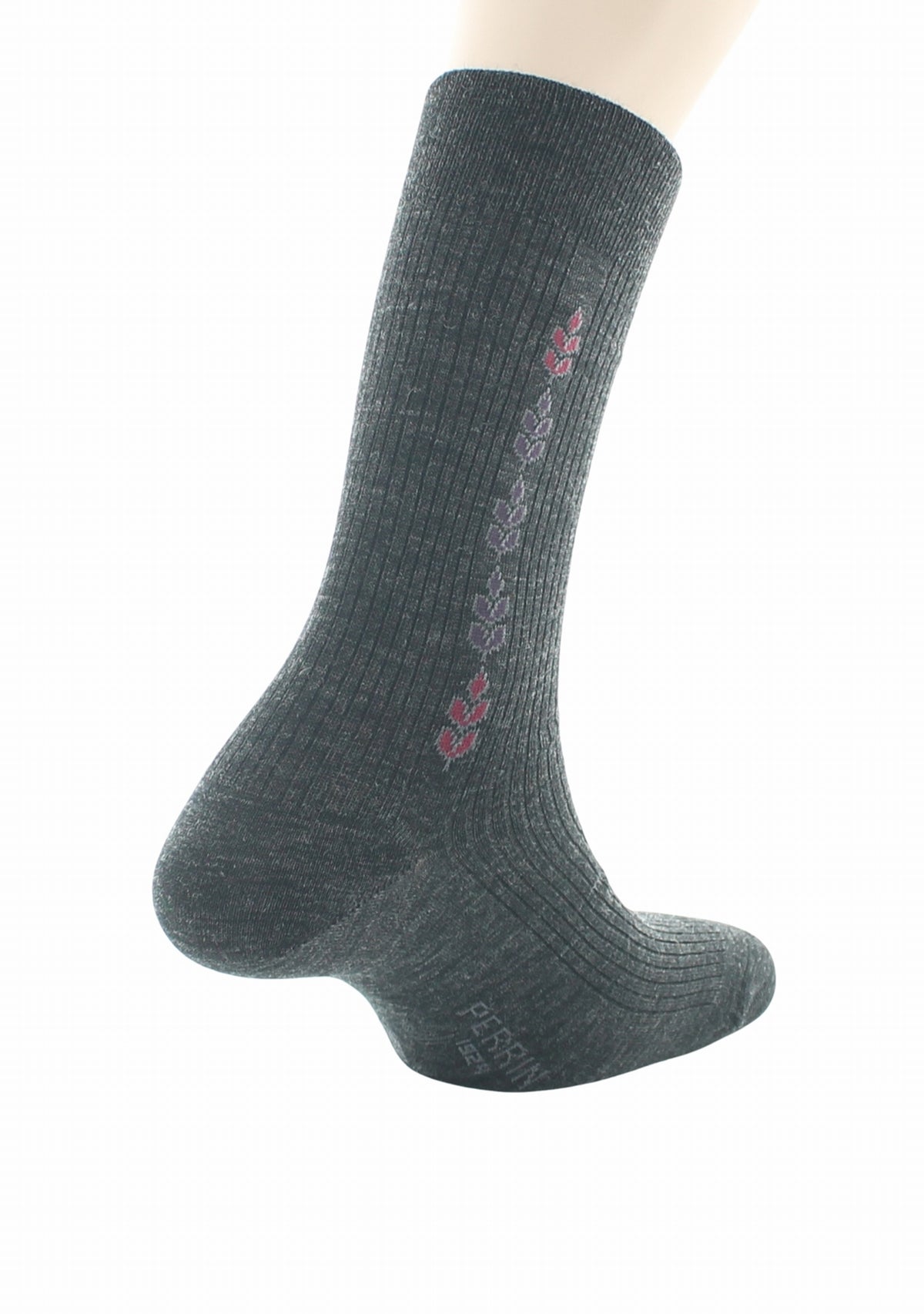 Chaussettes homme Confort en laine peignée Baguette Anthracite - Perrin ANTHRACITE