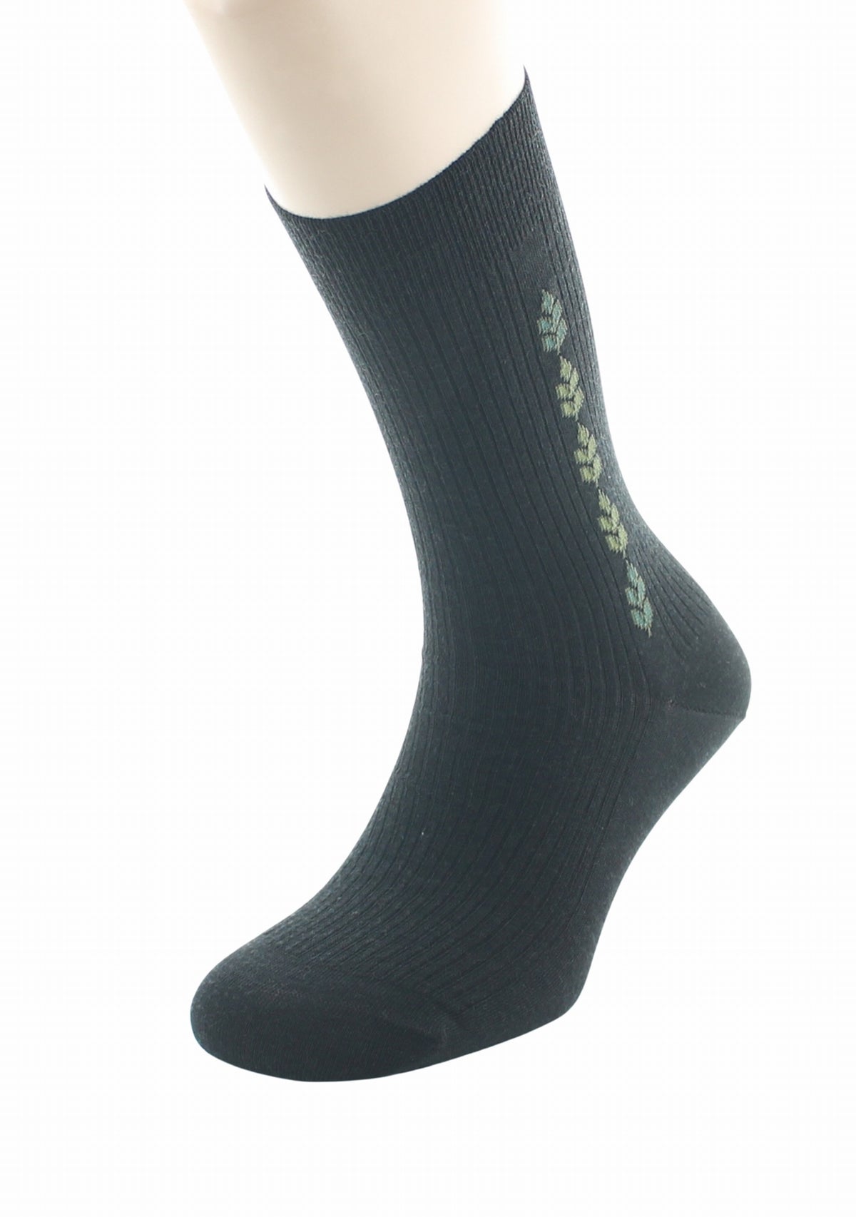 Chaussettes homme Confort en laine peignée Baguette Noir - Perrin NOIR