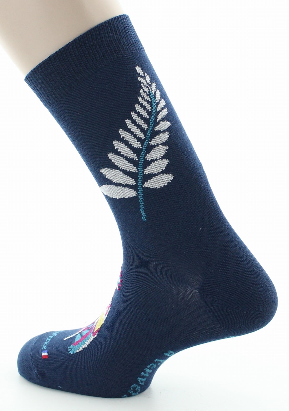 Chaussettes homme coton colibri bleu amiral BLEU AMIRAL