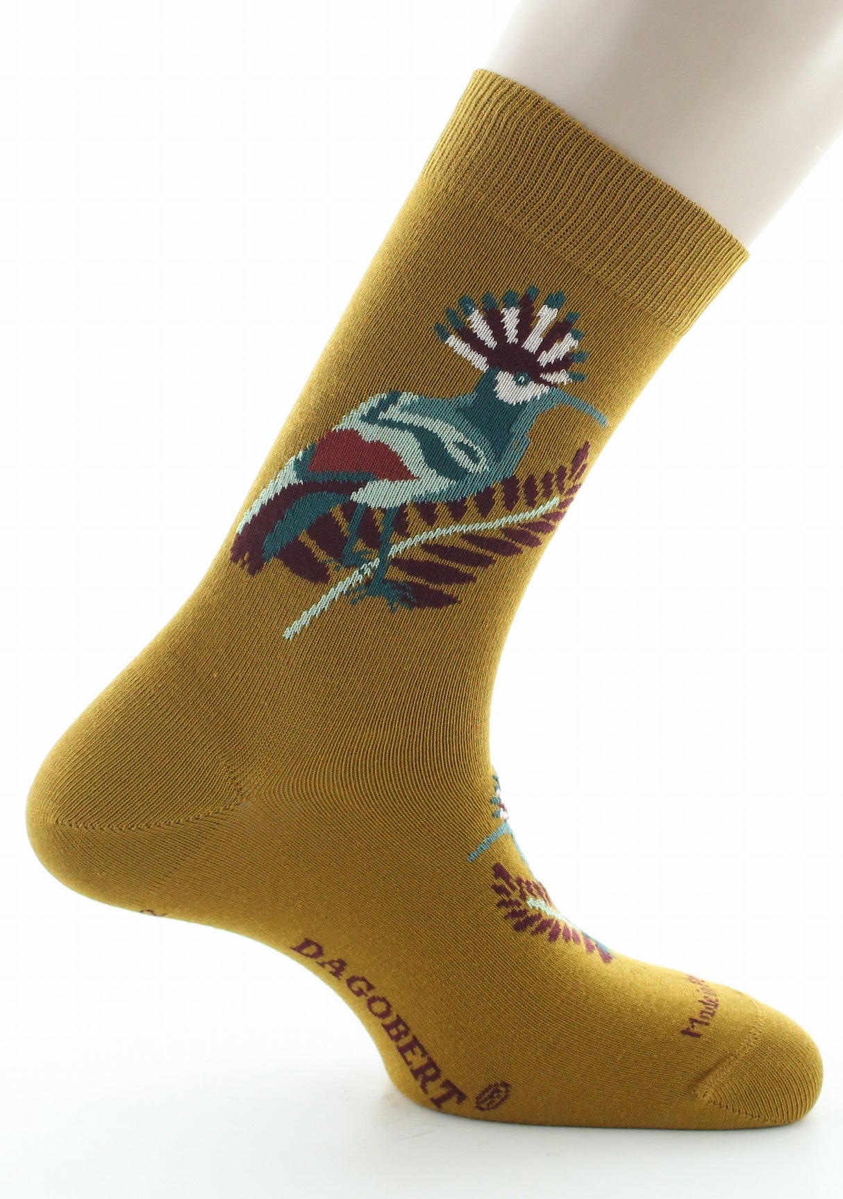 Chaussettes homme coton colibri moutarde MOUTARDE