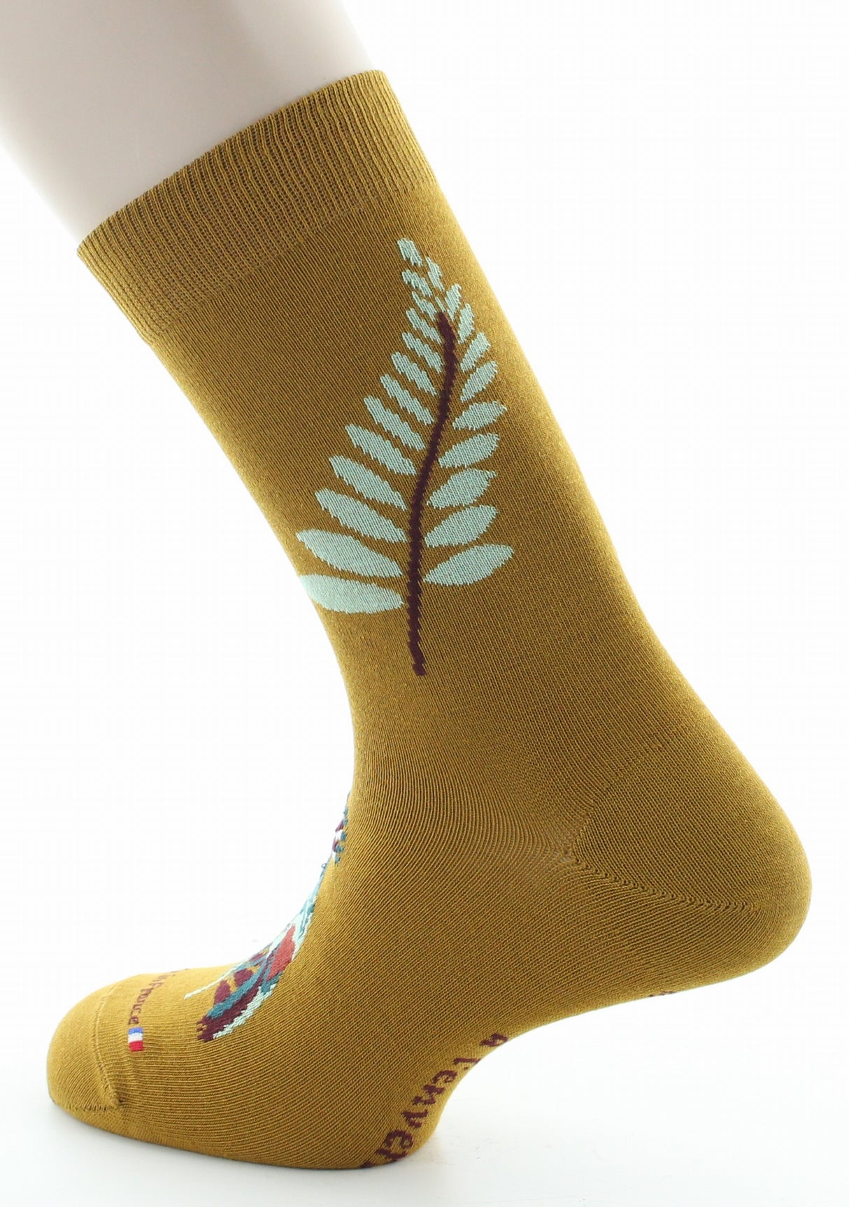 Chaussettes homme coton colibri moutarde MOUTARDE