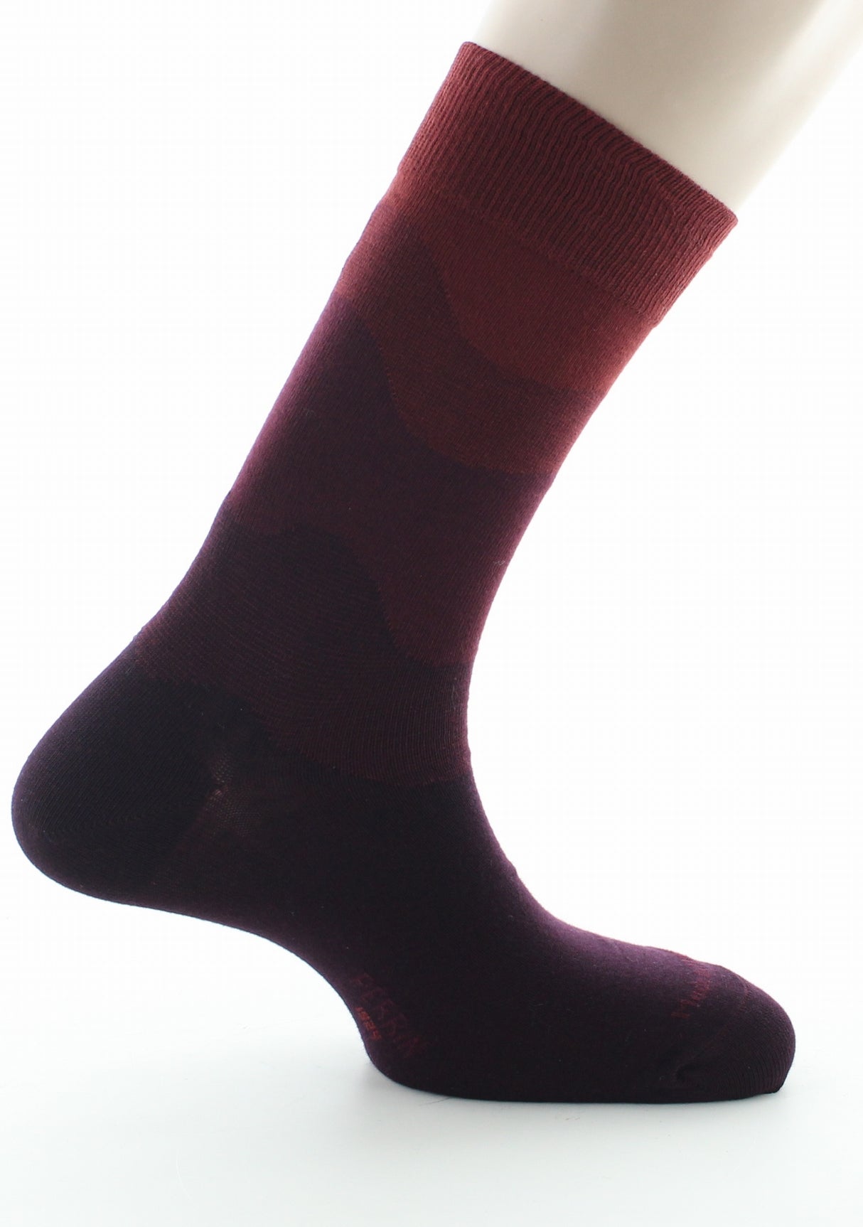 Chaussettes homme coton dégradé de bordeaux BORDEAUX