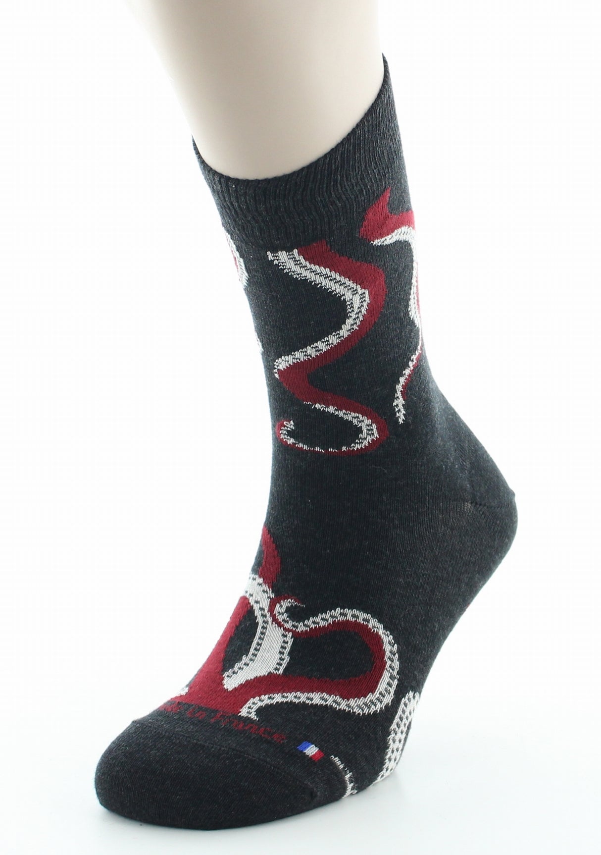 Chaussettes homme coton poulpe anthracite ANTHRACITE