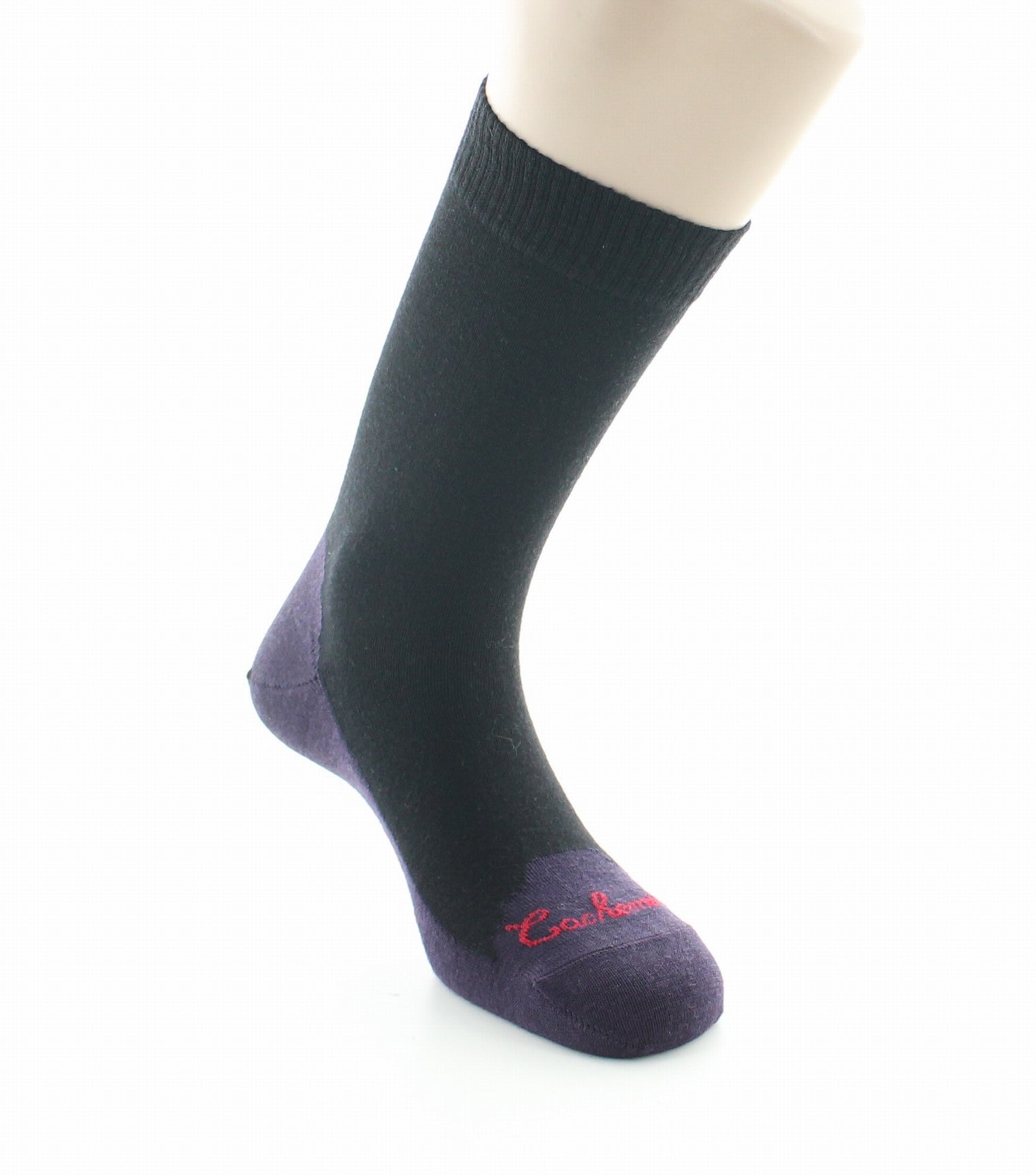 Chaussettes homme en cachemire - Noir NOIR