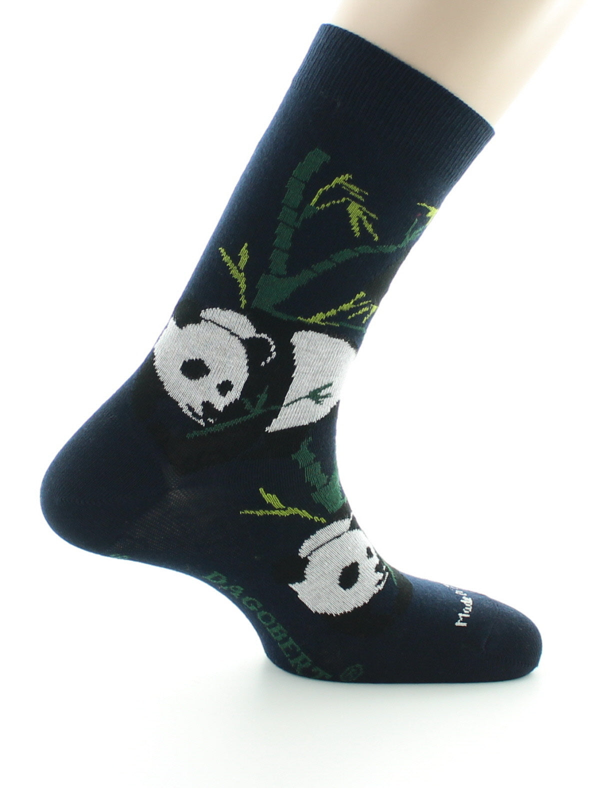 Chaussettes homme en coton Panda Marine MARINE