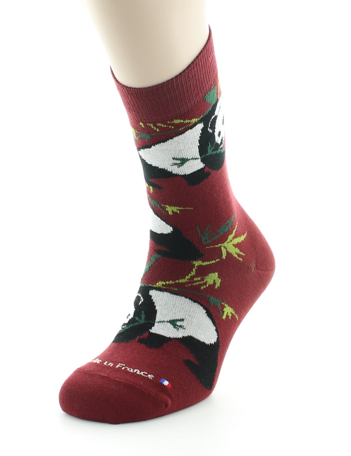 Chaussettes homme en coton Panda Rouille ROUILLE