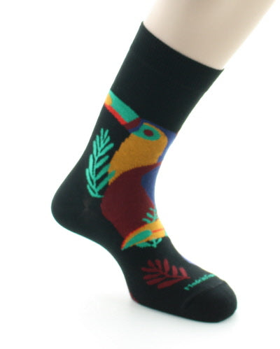 Chaussettes homme en coton Toucan Noir NOIR