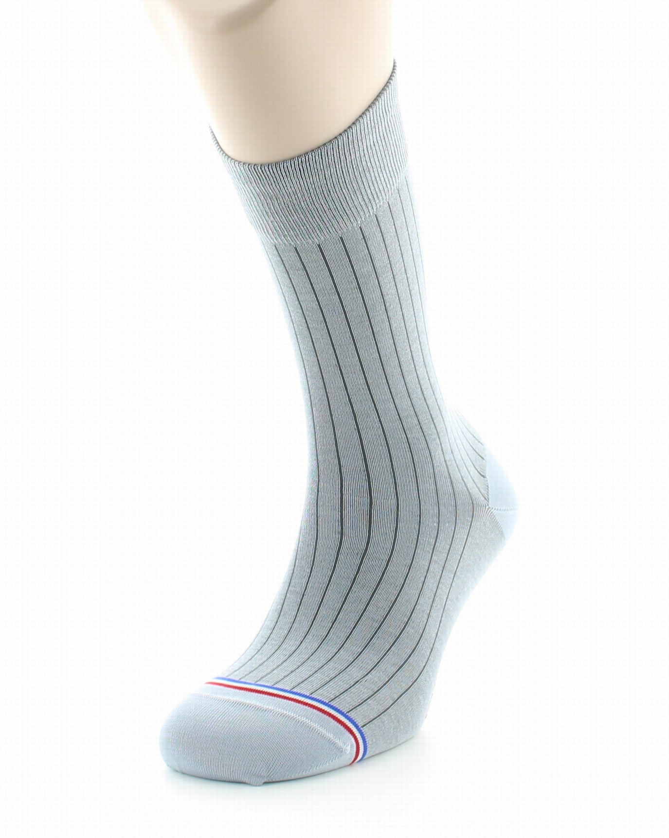 Chaussettes homme en fil d'Écosse Eiffel Gris Clair GRIS CLAIR