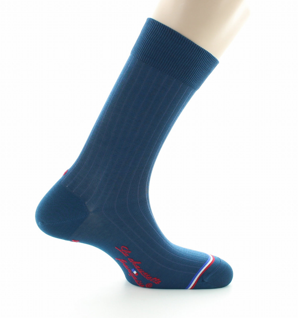 Chaussettes homme en fil d'Écosse Eiffel Pétrole PETROLE