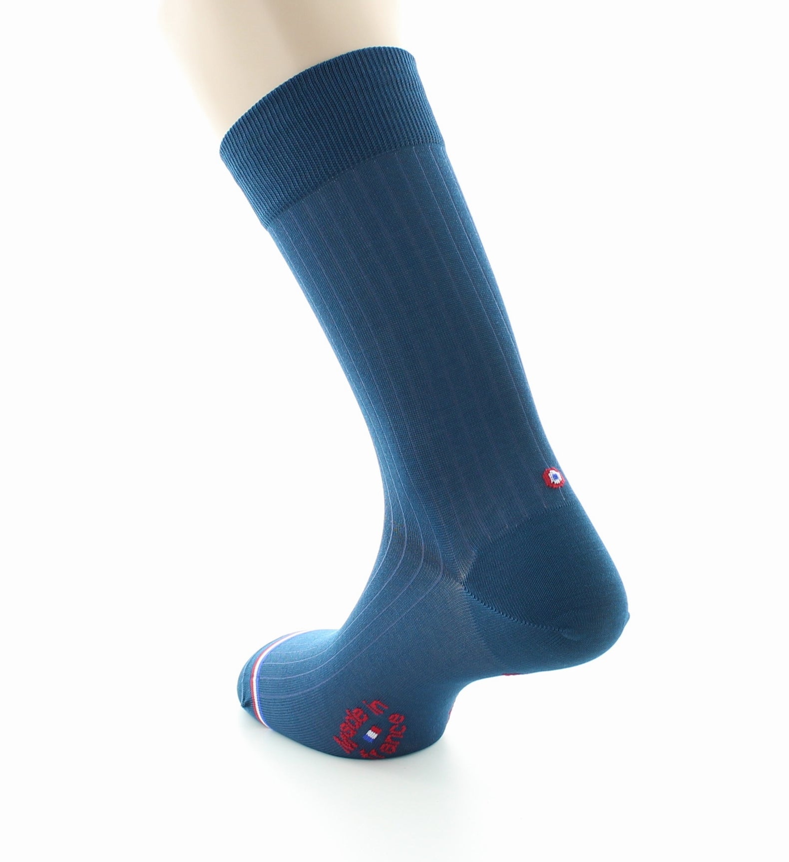 Chaussettes homme en fil d'Écosse Eiffel Pétrole PETROLE