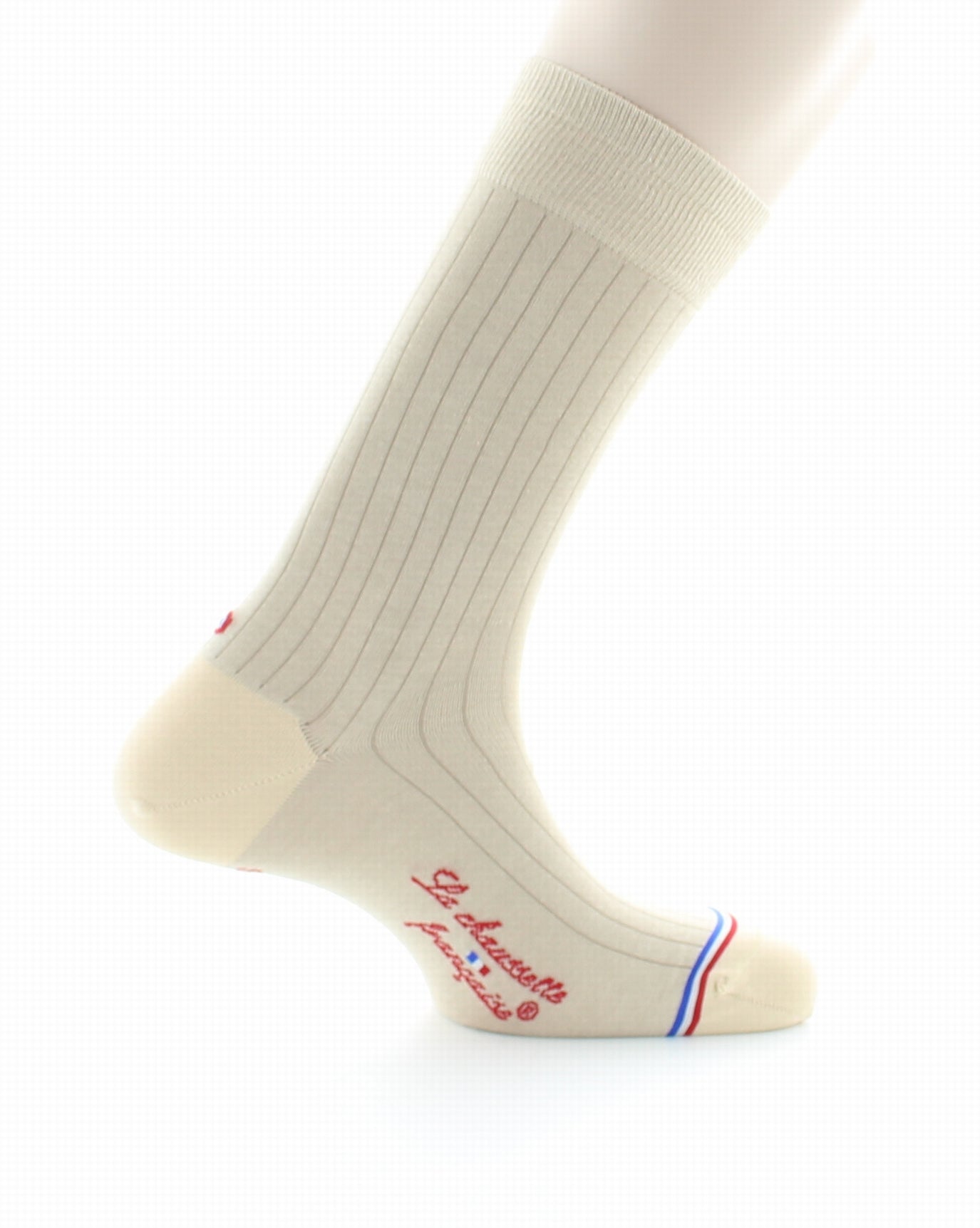 Chaussettes homme en fil d'Écosse Eiffel Sable SABLE