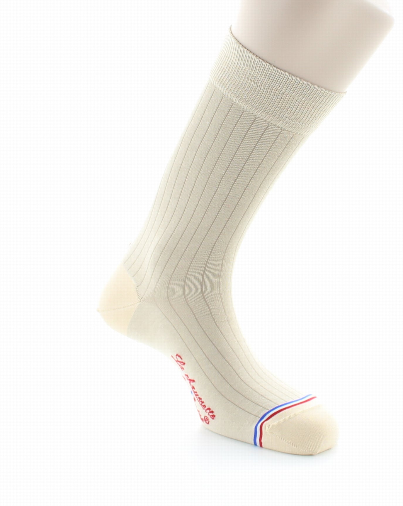 Chaussettes homme en fil d'Écosse Eiffel Sable SABLE