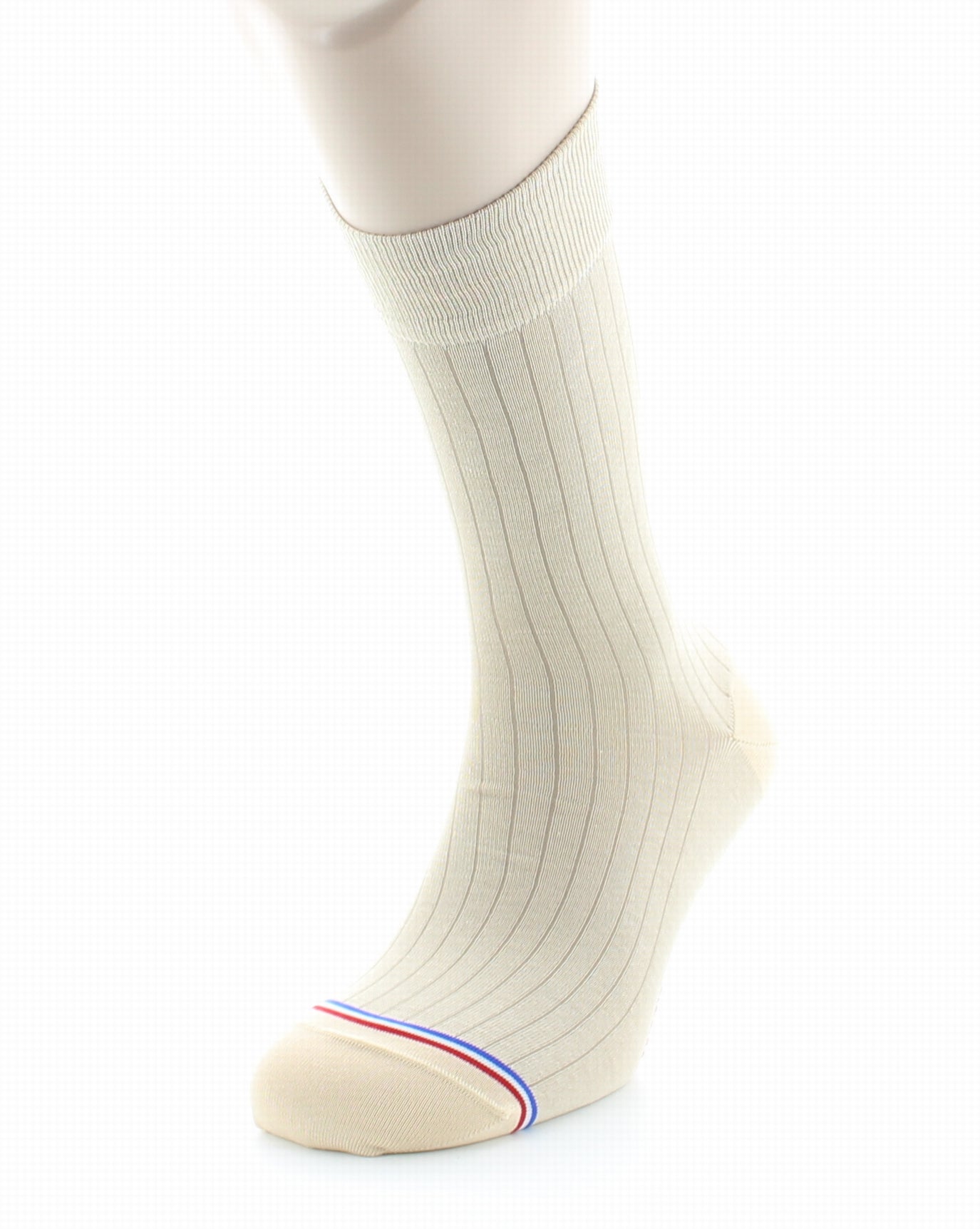 Chaussettes homme en fil d'Écosse Eiffel Sable SABLE