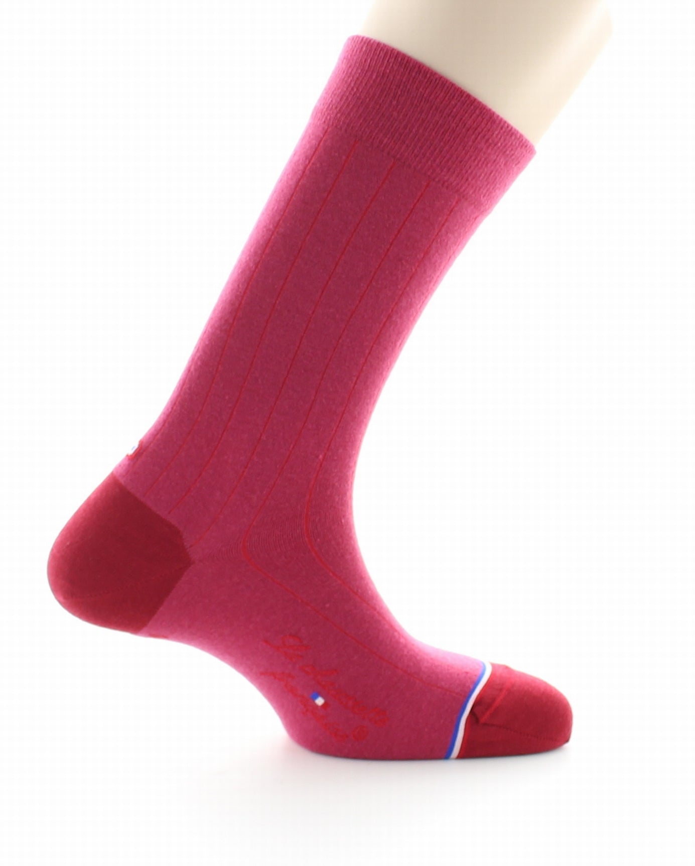 Chaussettes homme en laine et cachemire Concorde Fushia FUSHIA