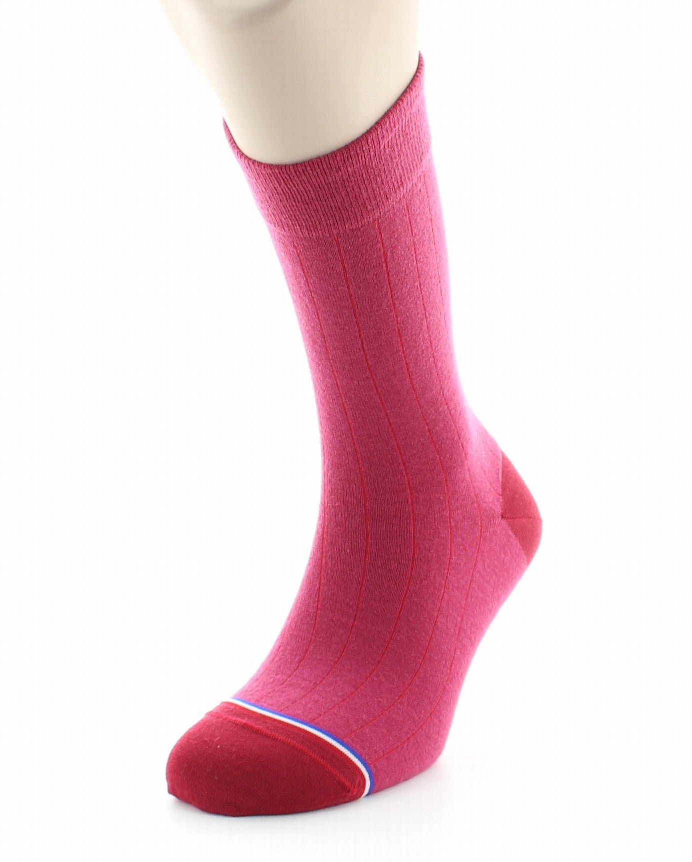 Chaussettes homme en laine et cachemire Concorde Fushia FUSHIA