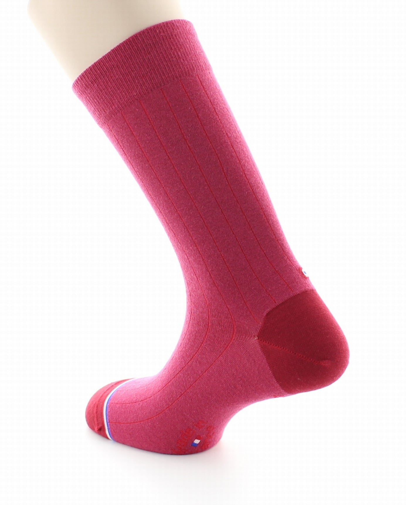 Chaussettes homme en laine et cachemire Concorde Fushia FUSHIA