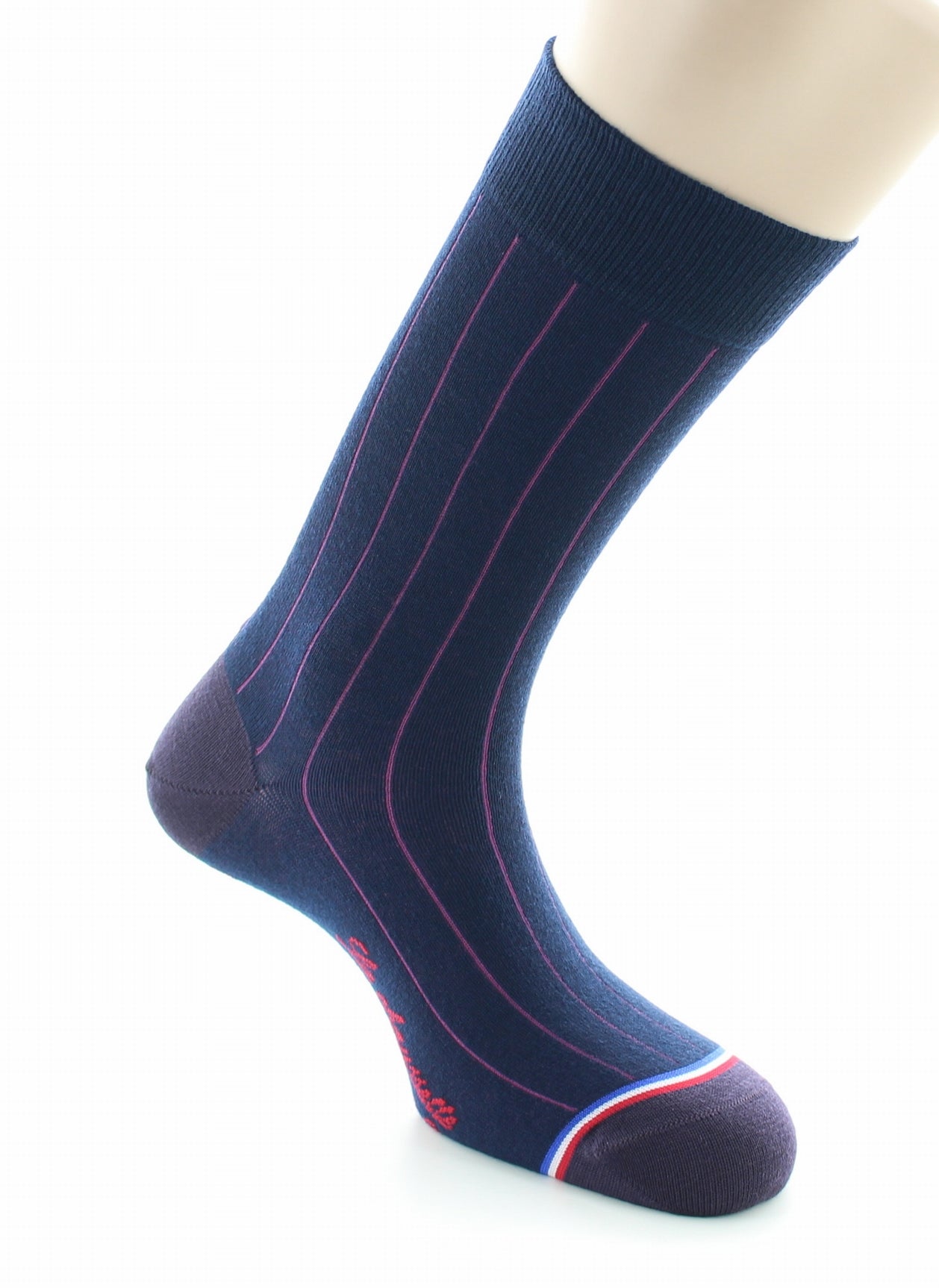 Chaussettes homme en laine et cachemire Concorde Marine MARINE