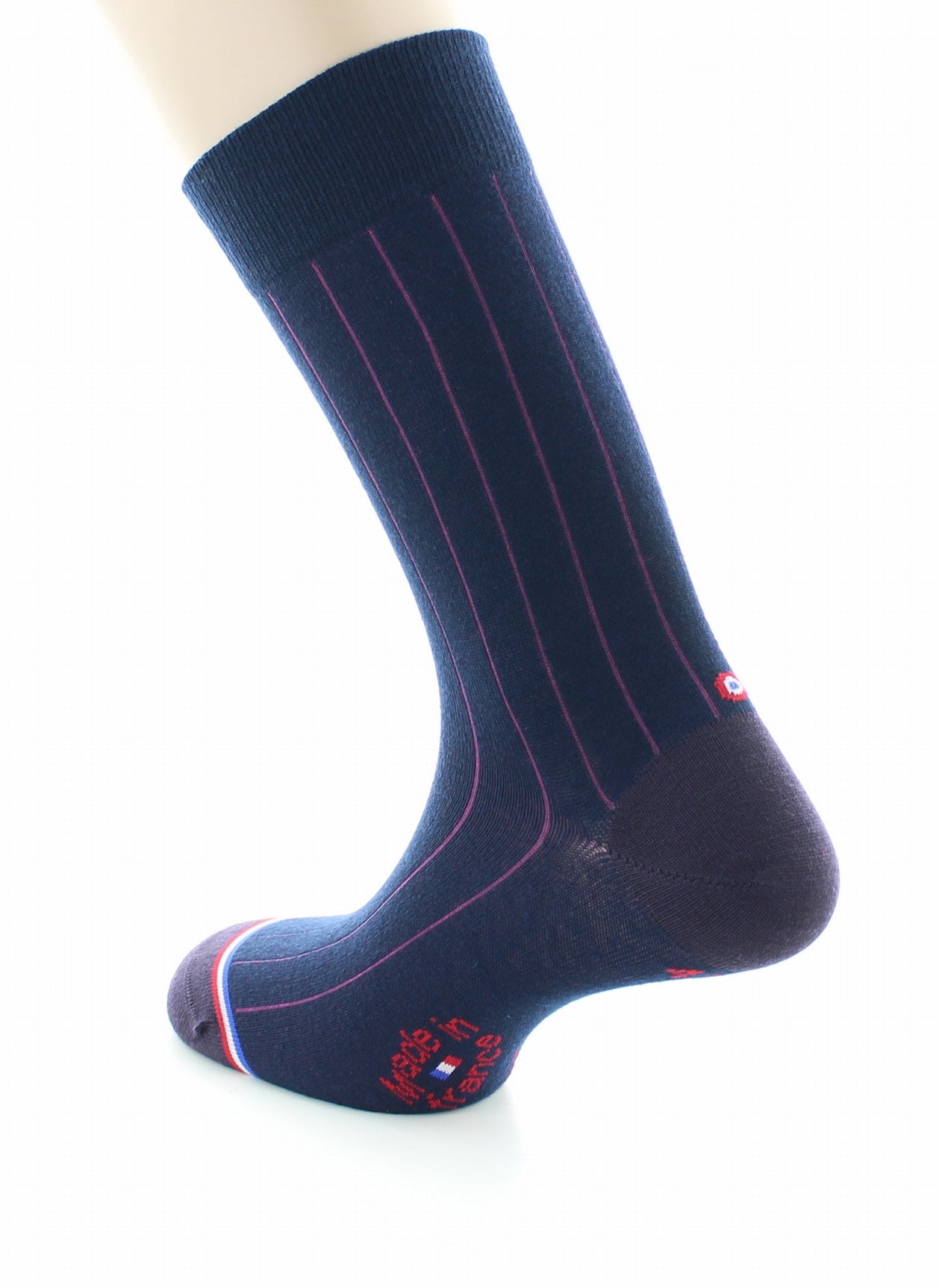 Chaussettes homme en laine et cachemire Concorde Marine MARINE