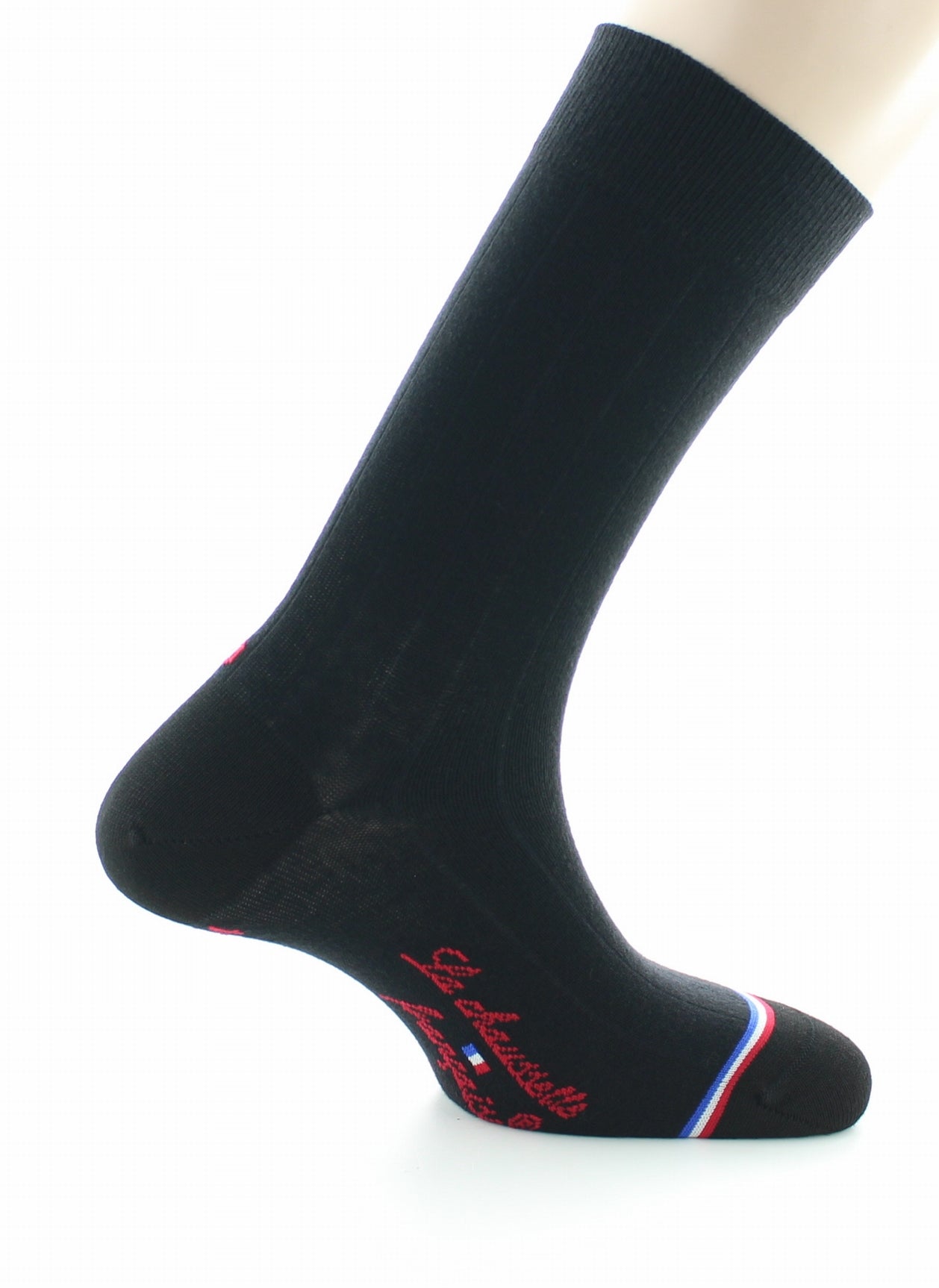 Chaussettes homme en laine et cachemire Concorde Noir NOIR