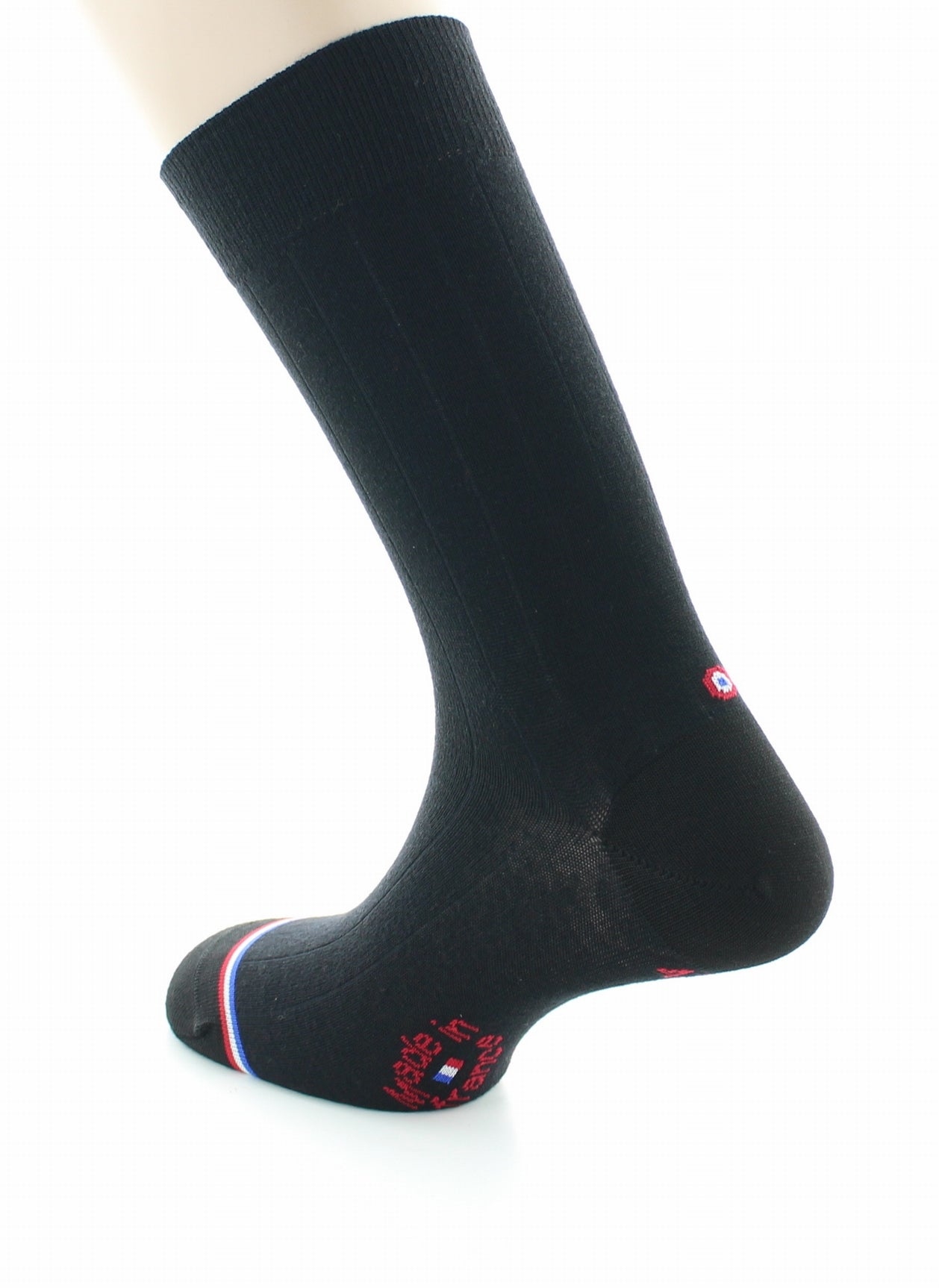 Chaussettes homme en laine et cachemire Concorde Noir NOIR