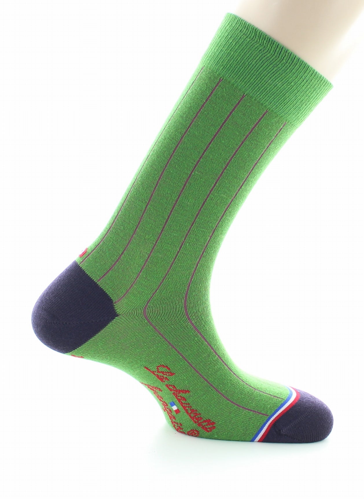 Chaussettes homme en laine et cachemire Concorde Vert pré VERT PRE