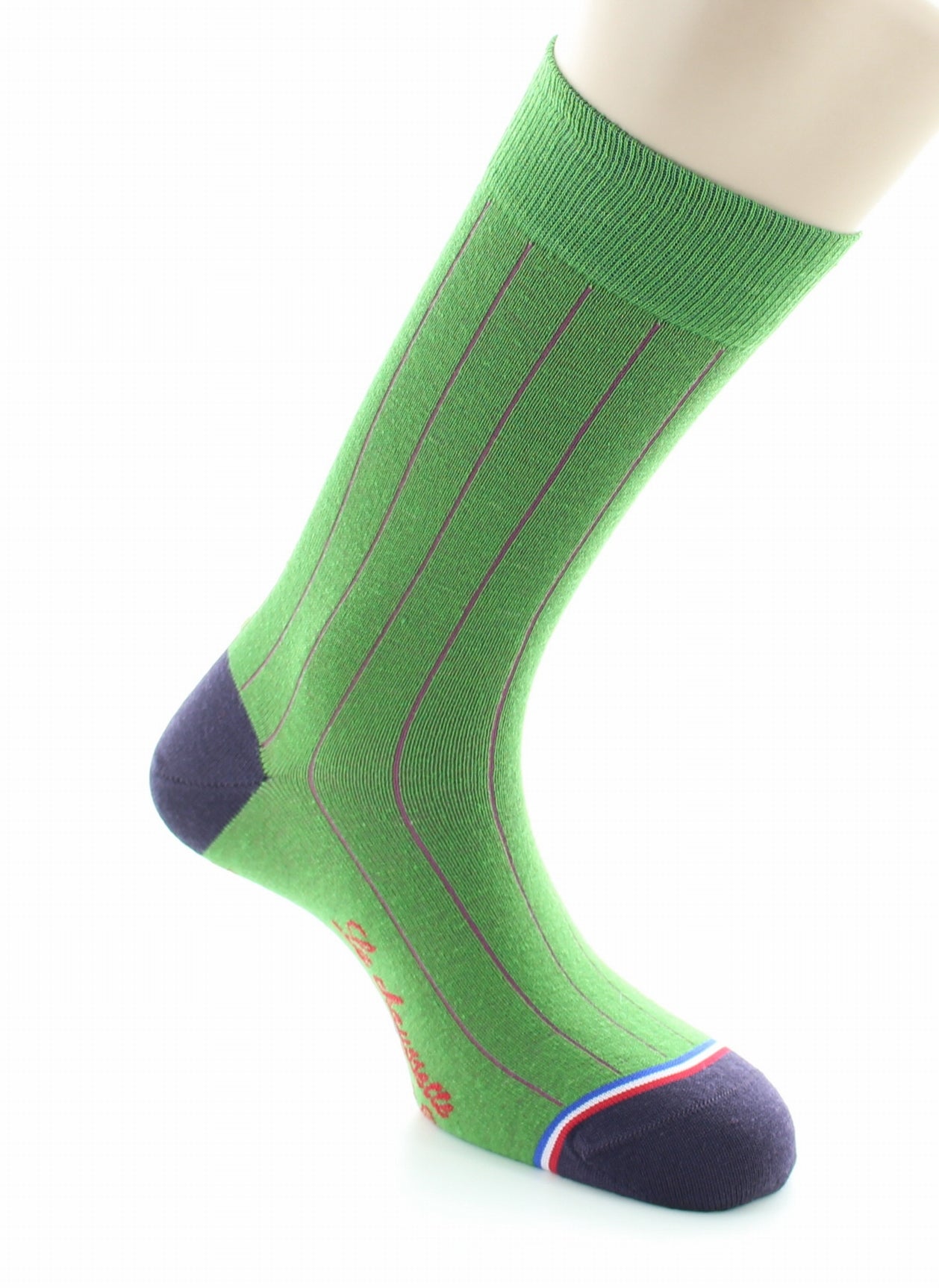 Chaussettes homme en laine et cachemire Concorde Vert pré VERT PRE
