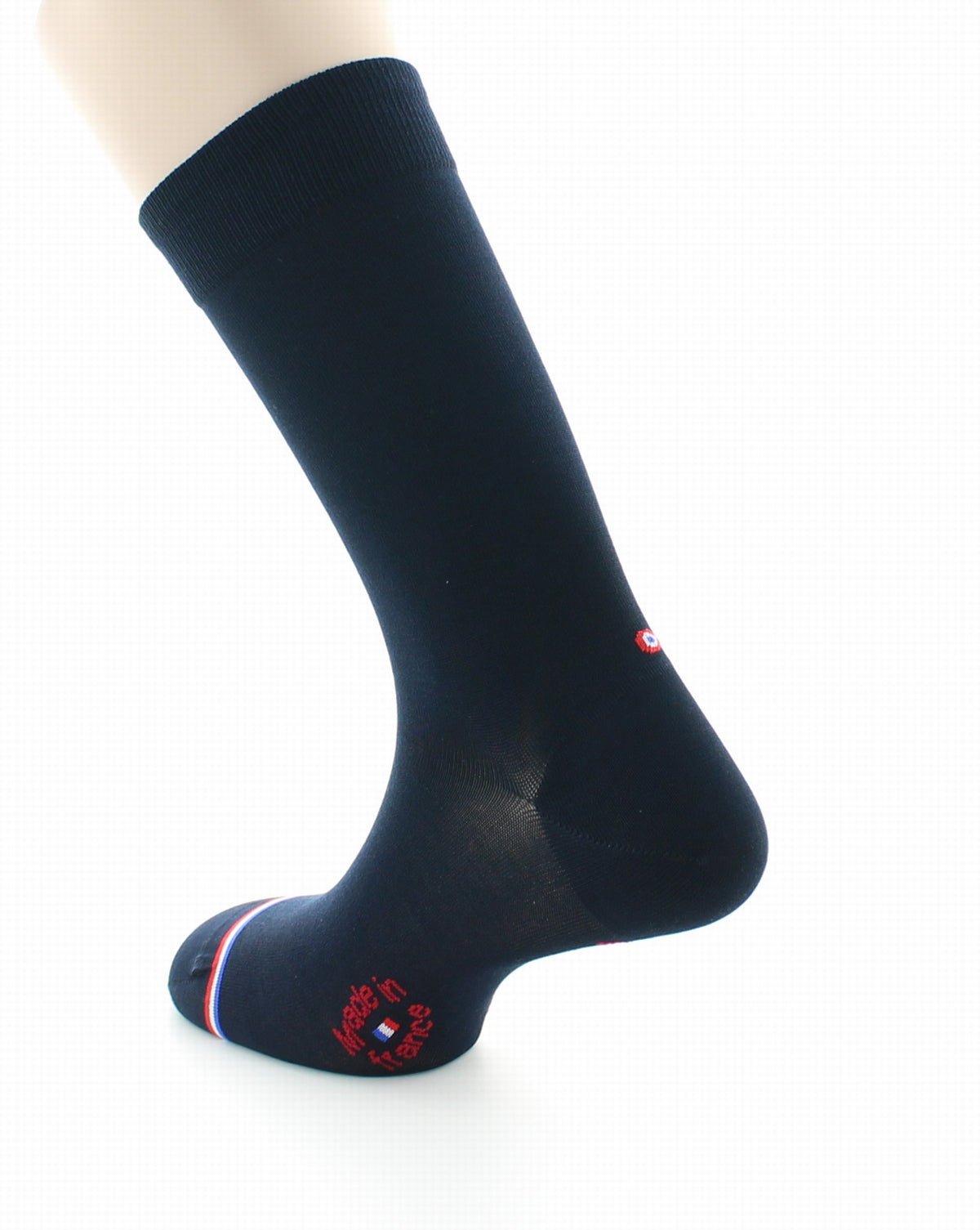 Chaussettes homme en soie Elysée Marine MARINE
