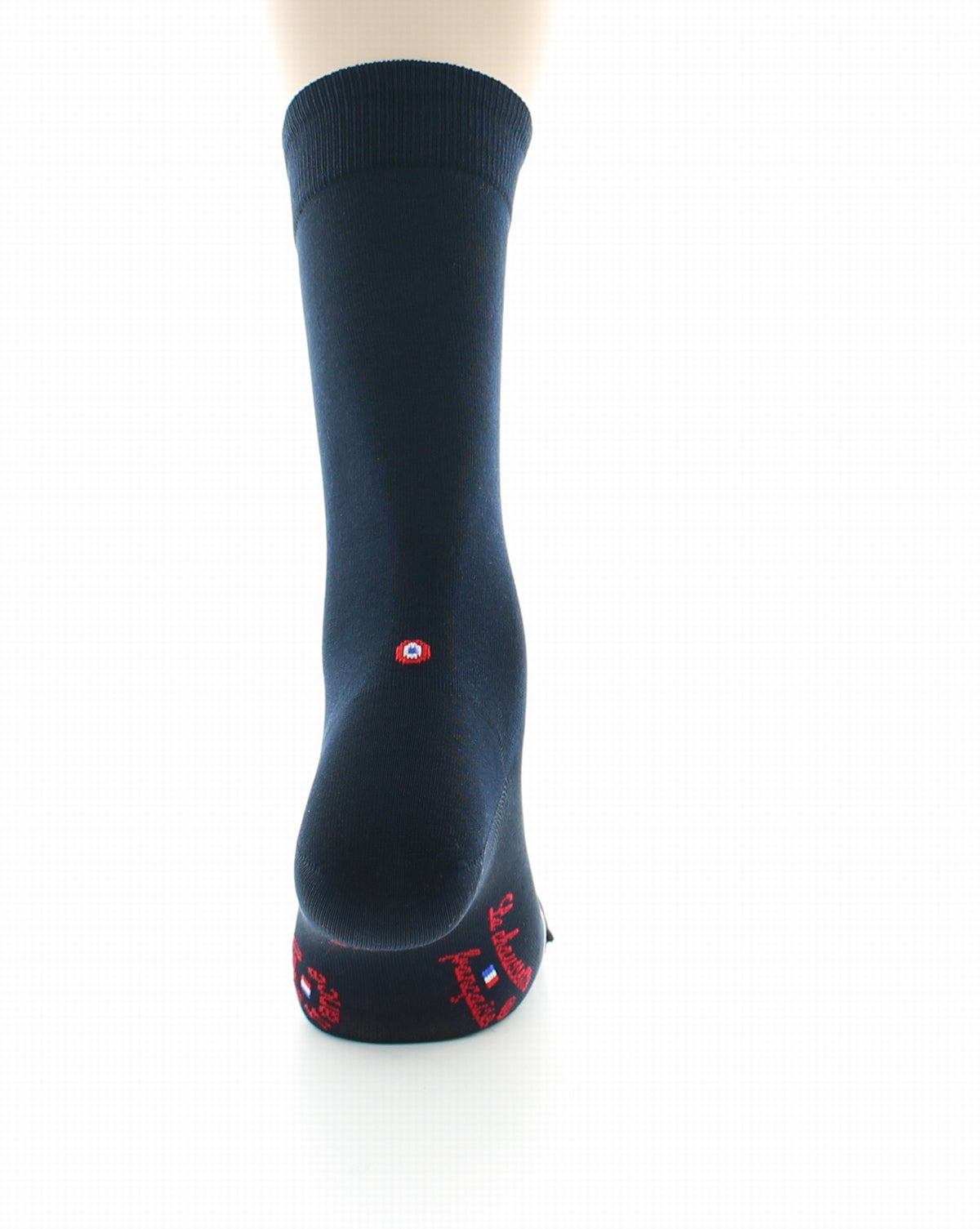 Chaussettes homme en soie Elysée Marine MARINE