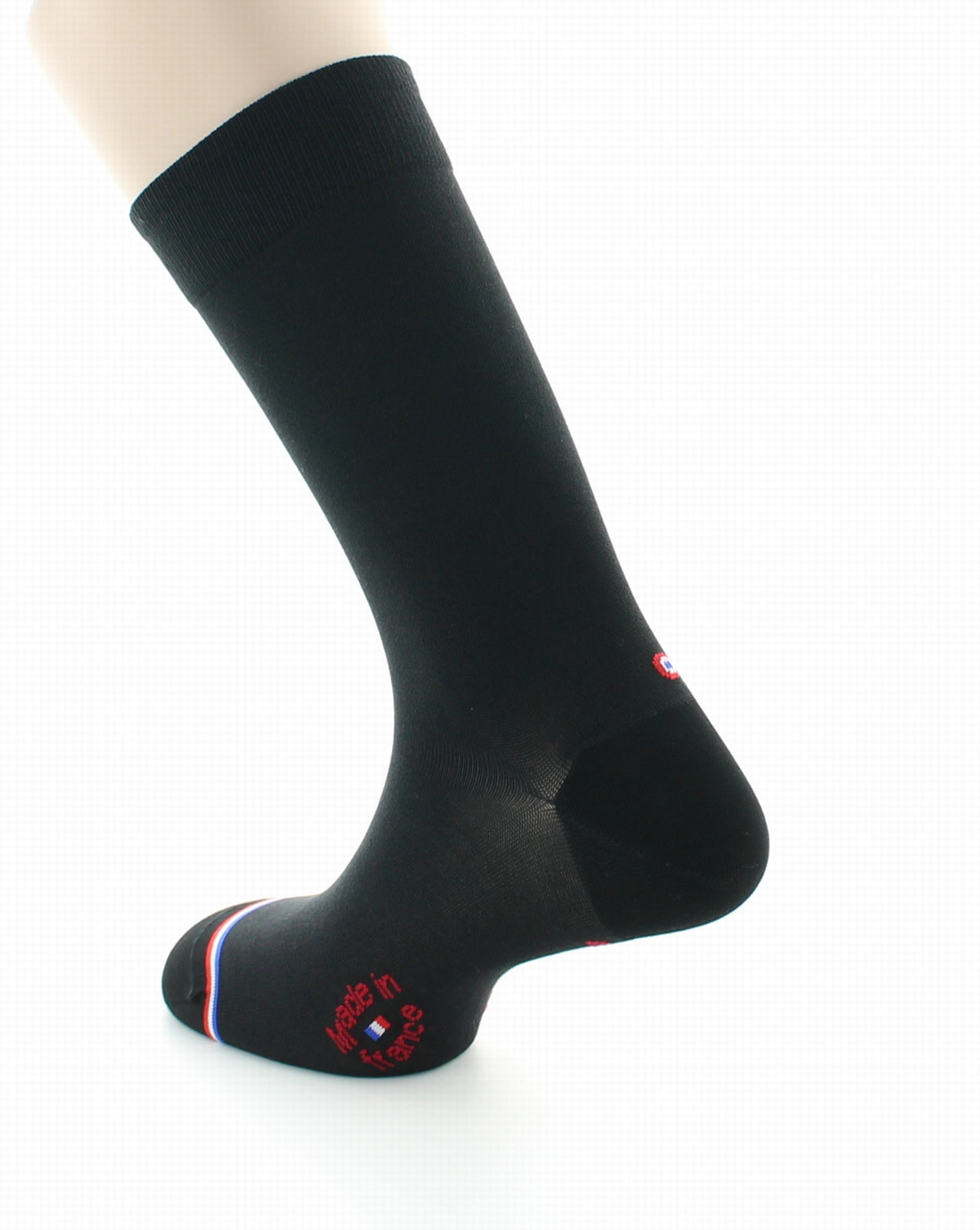 Chaussettes homme en soie Elysée Noir NOIR